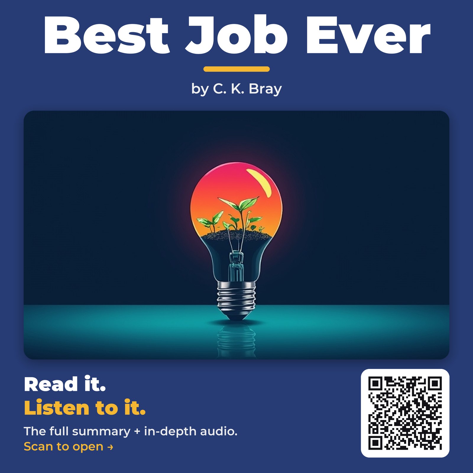 Best Job Ever — by C. K. Bray