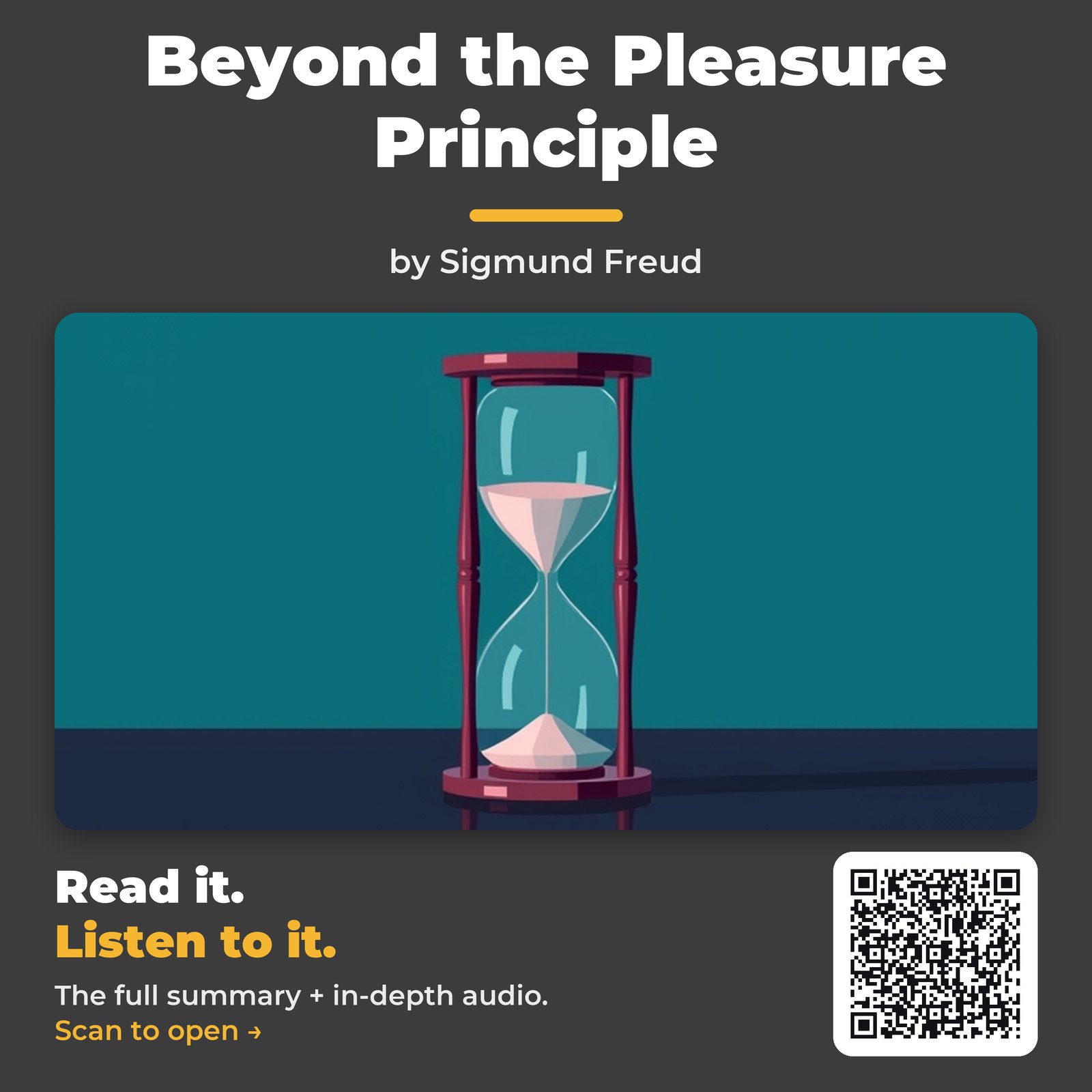 Beyond the Pleasure Principle — by Sigmund Freud