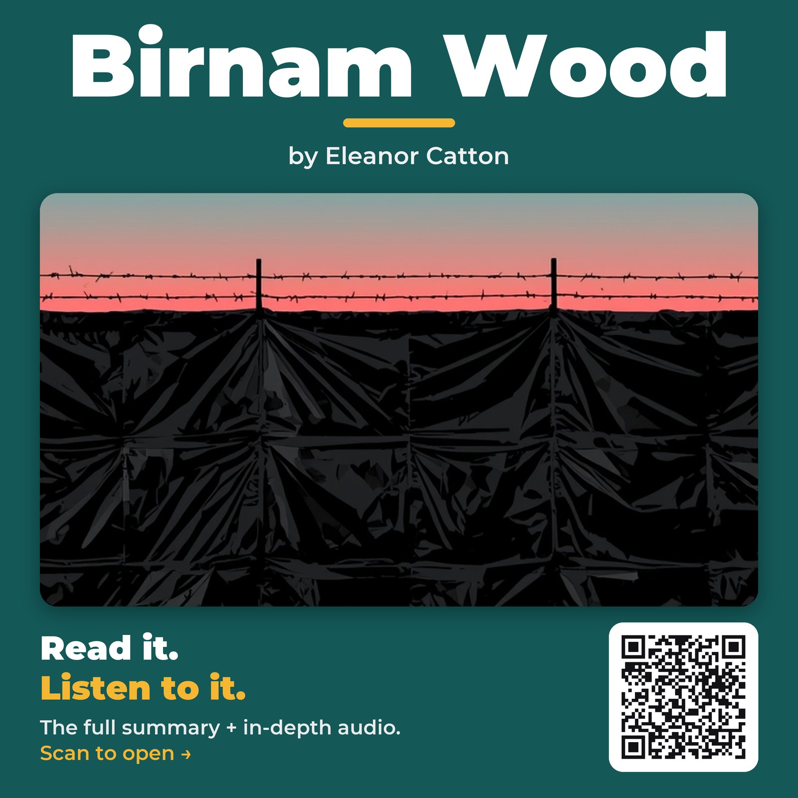 Birnam Wood — by Eleanor Catton