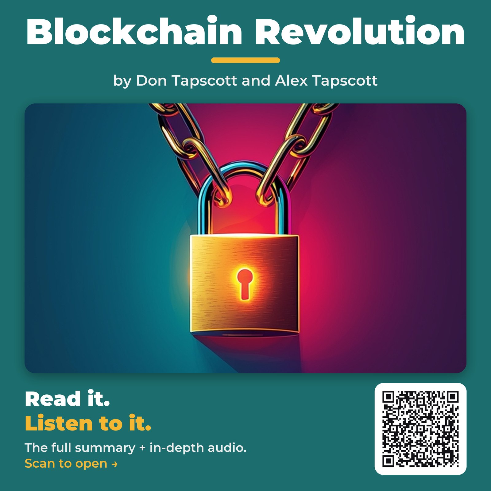 Blockchain Revolution — by Don Tapscott and Alex Tapscott