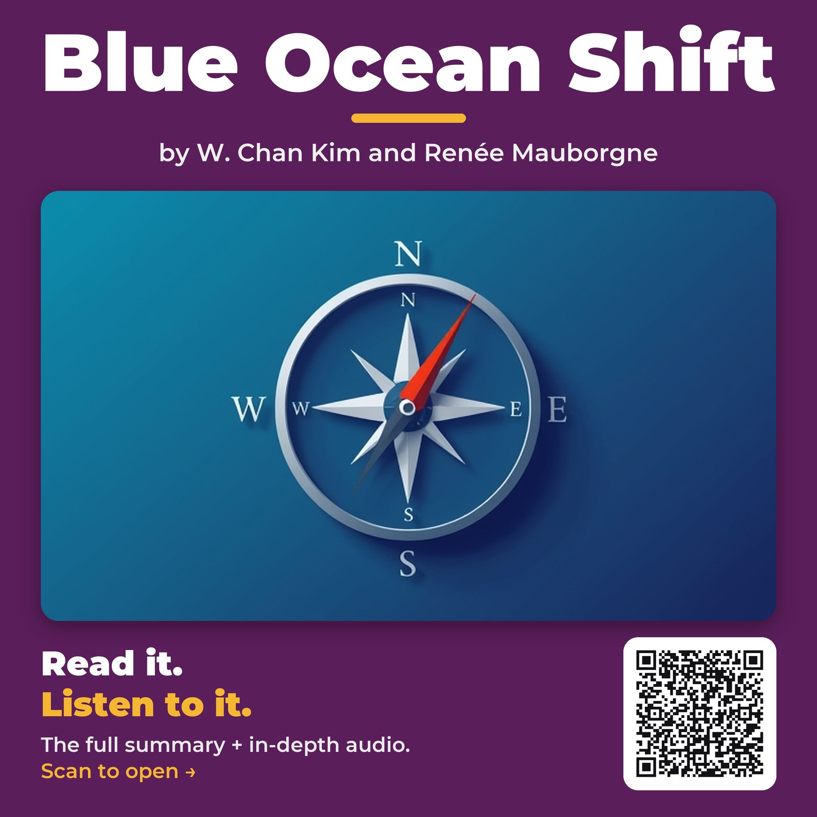 Blue Ocean Shift — by W. Chan Kim and Renée Mauborgne
