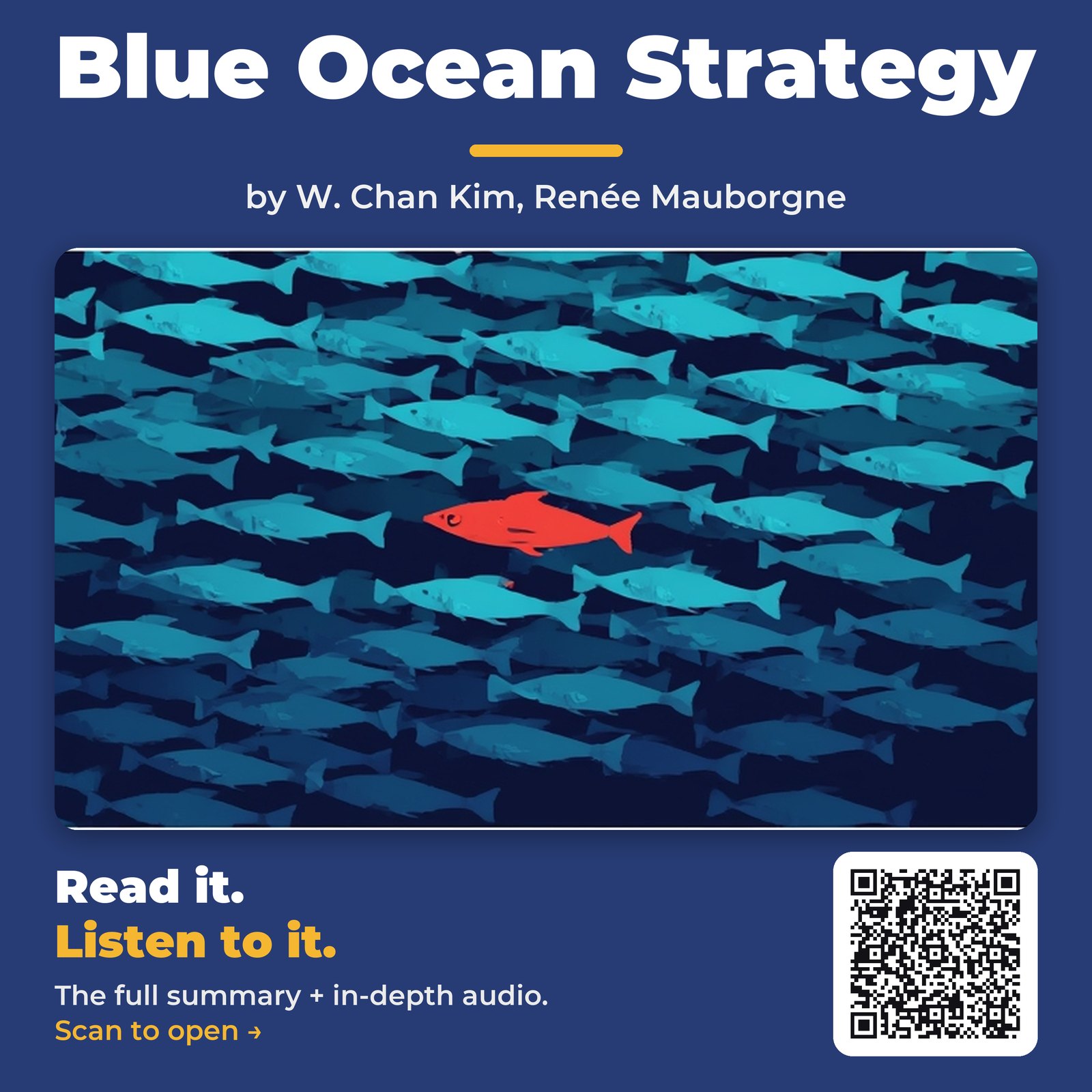 Blue Ocean Strategy — by W. Chan Kim, Renée Mauborgne