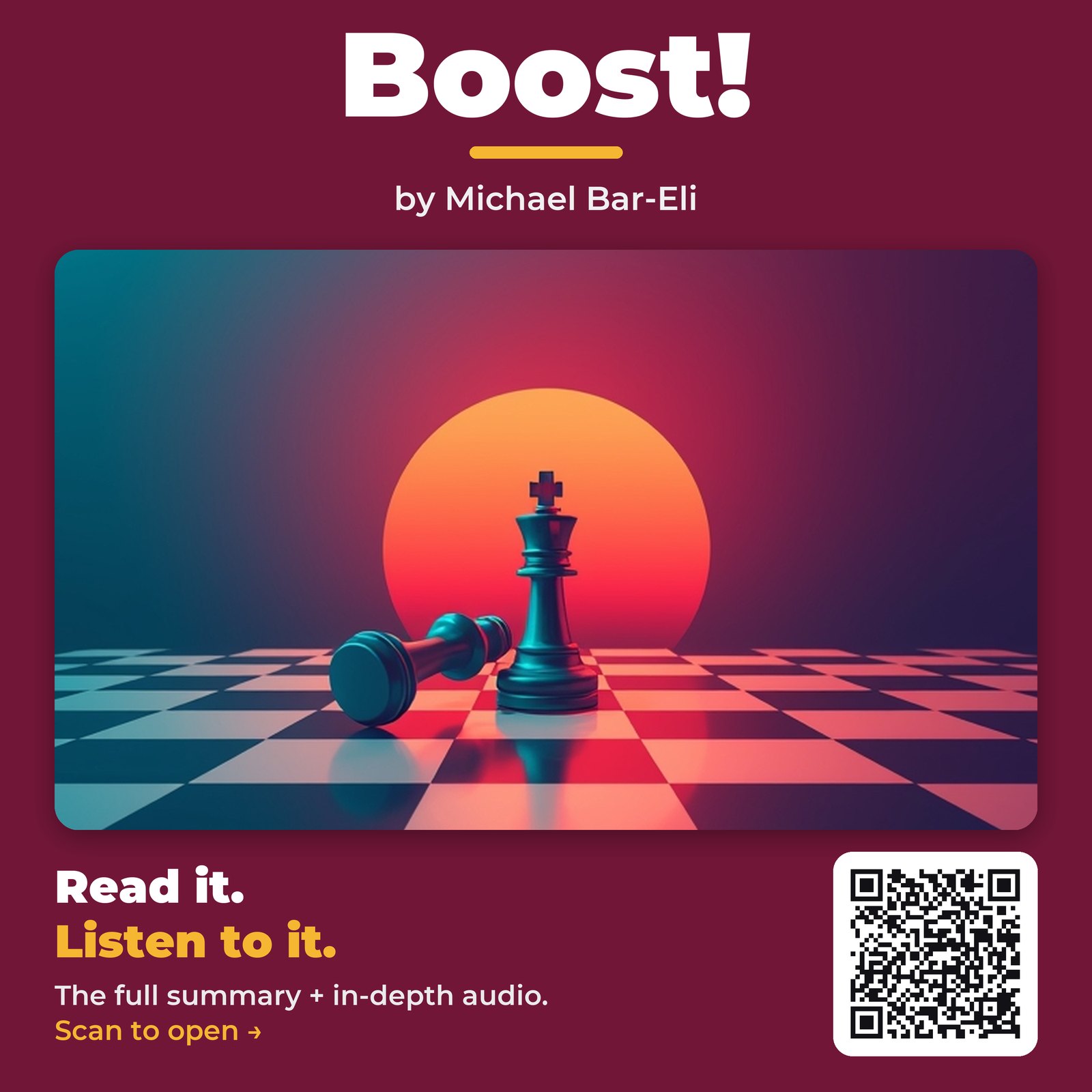 Boost! — by Michael Bar-Eli