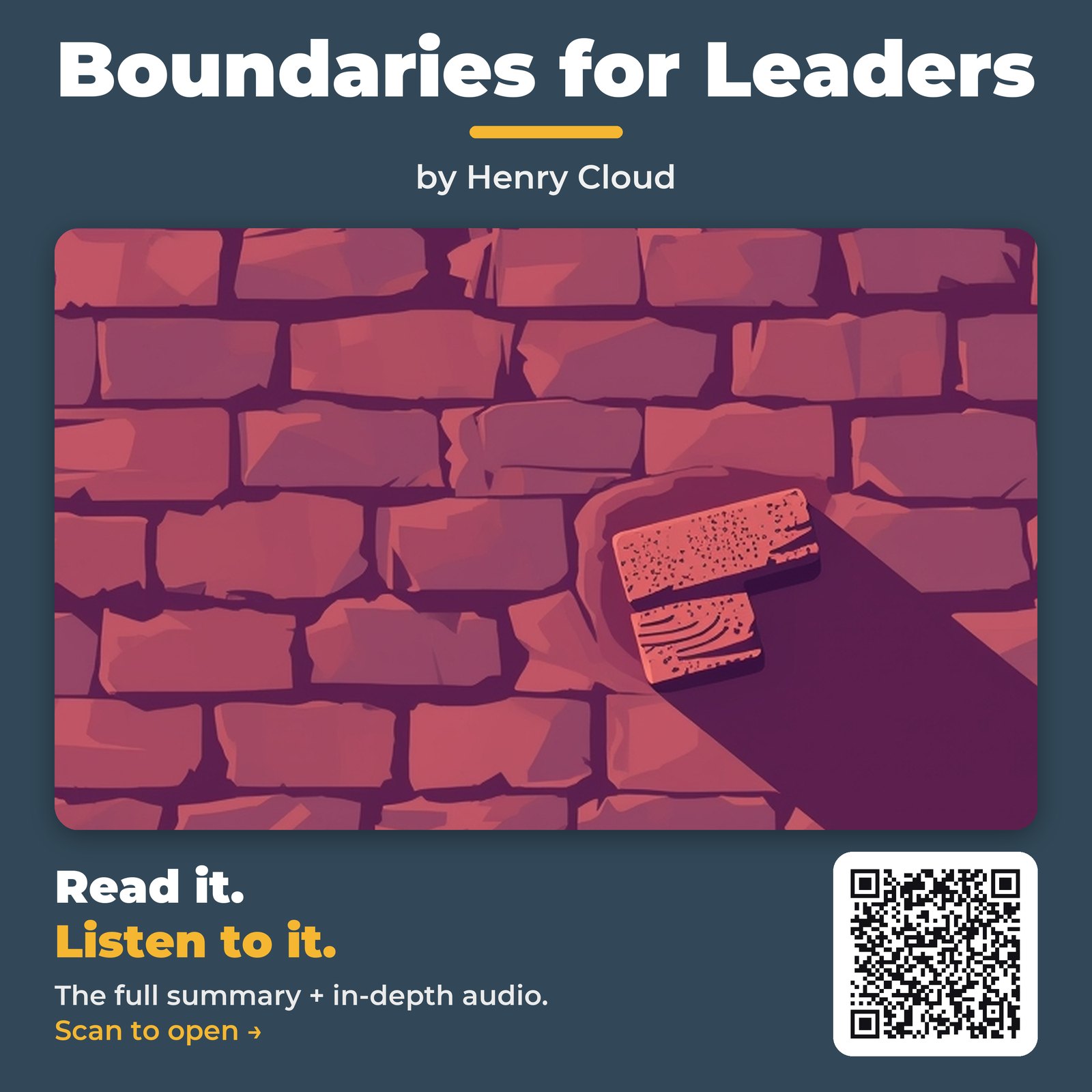 Boundaries for Leaders — by Henry Cloud