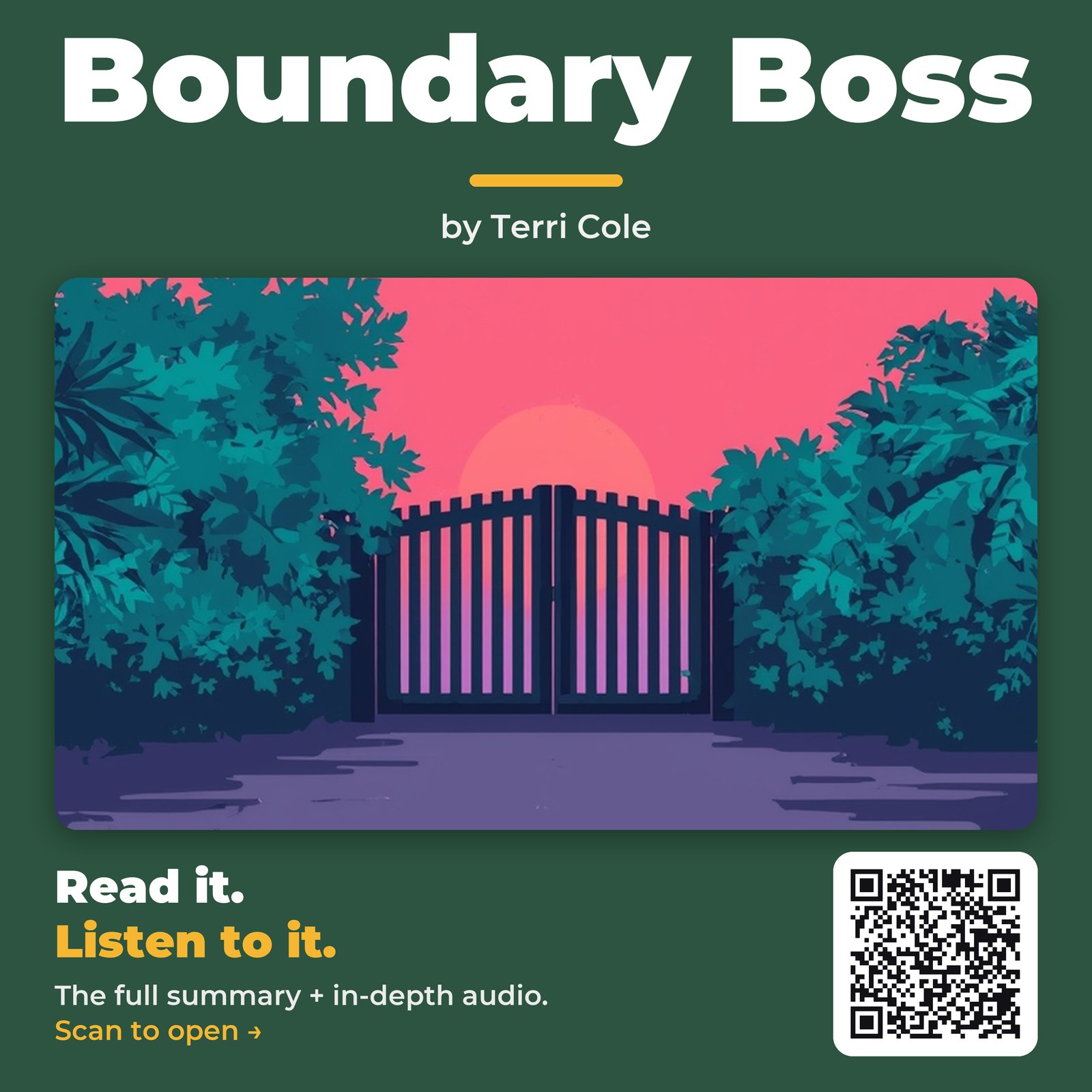 Boundary Boss — by Terri Cole