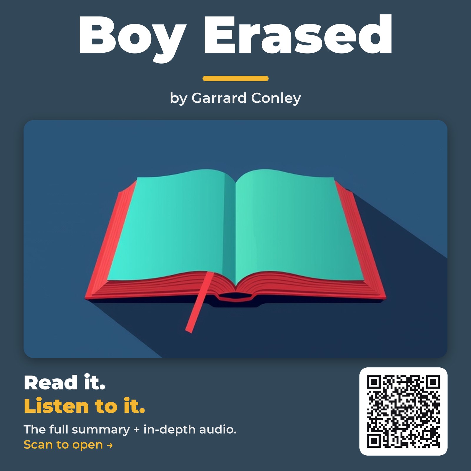 Boy Erased — by Garrard Conley