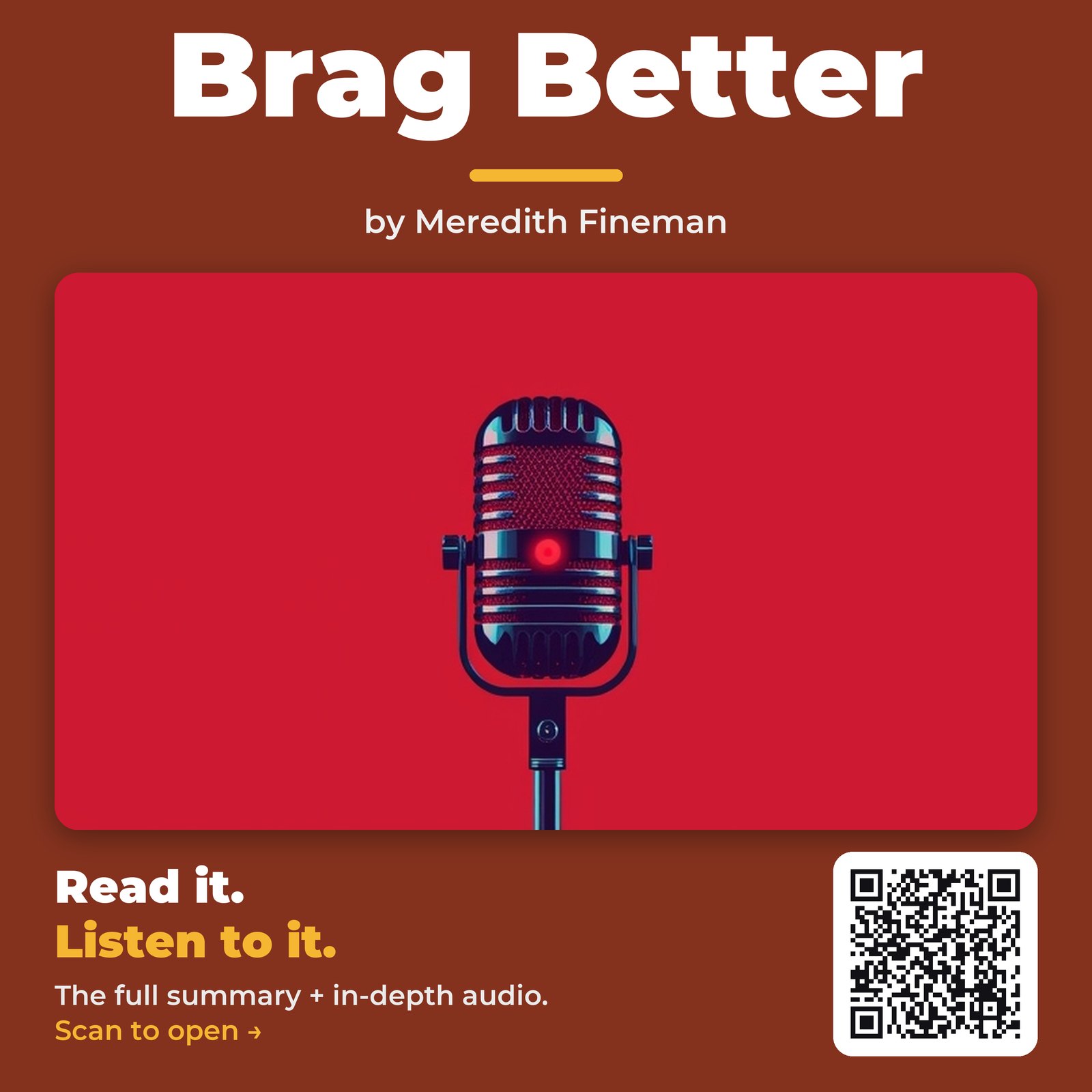 Brag Better — by Meredith Fineman