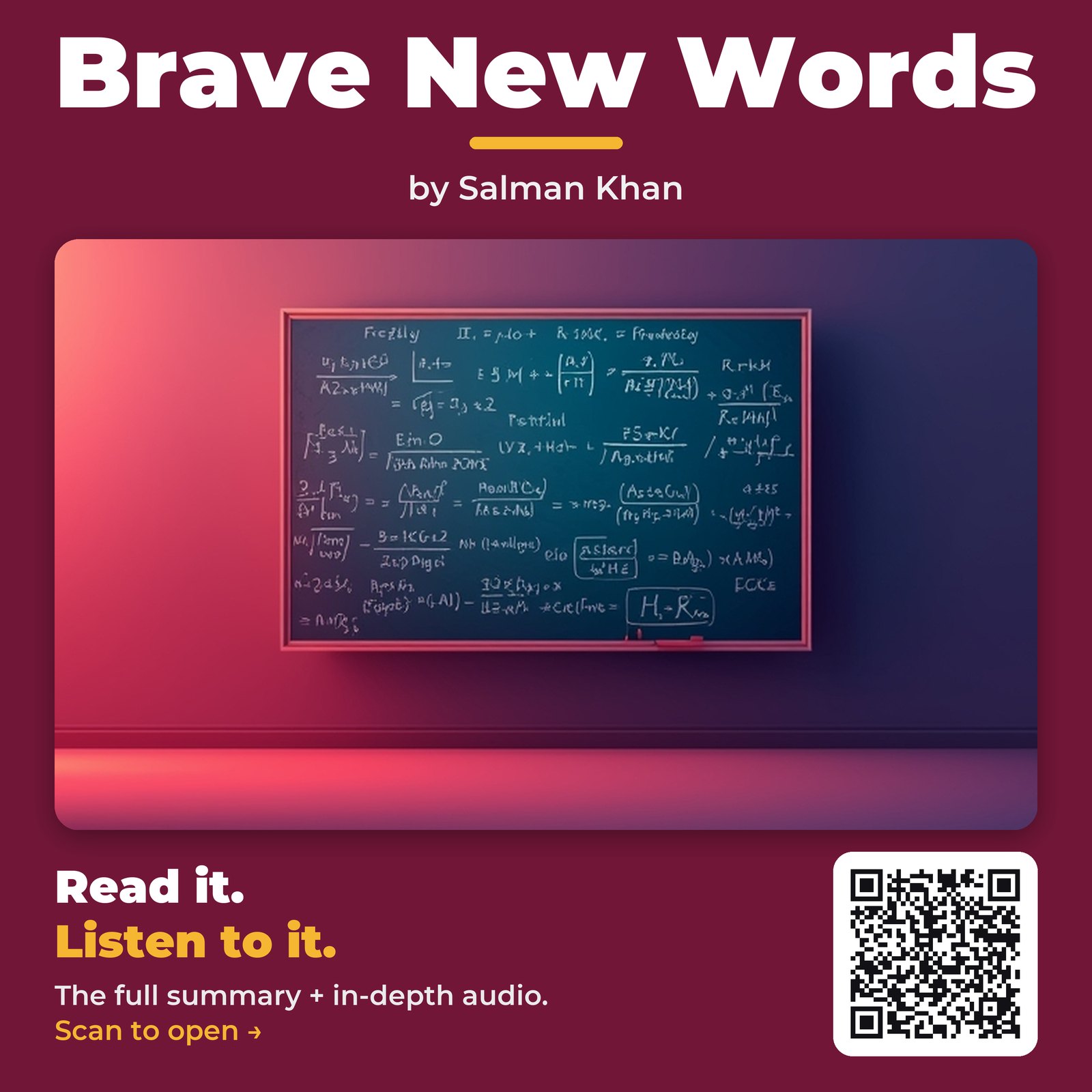 Brave New Words — by Salman Khan