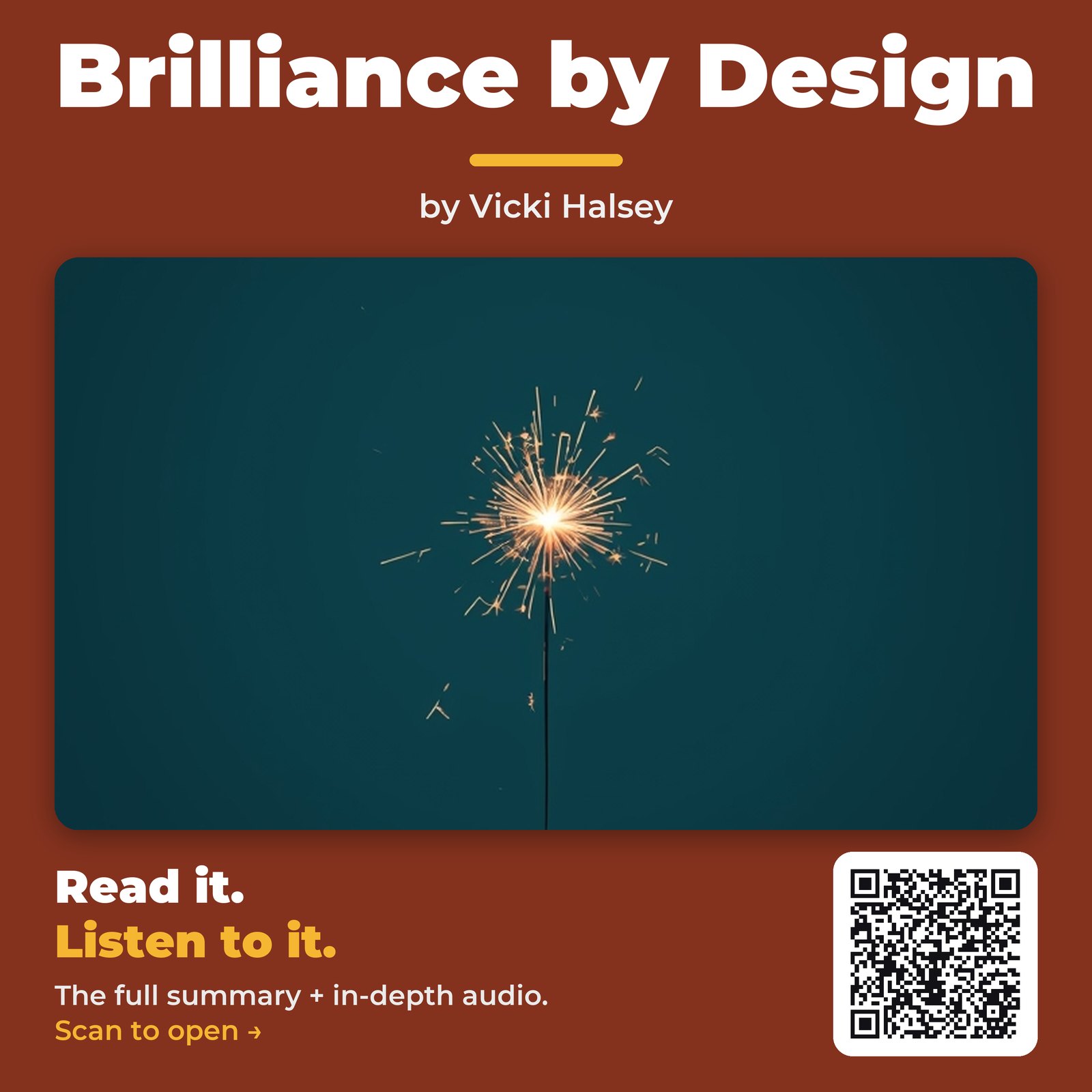 Brilliance by Design — by Vicki Halsey