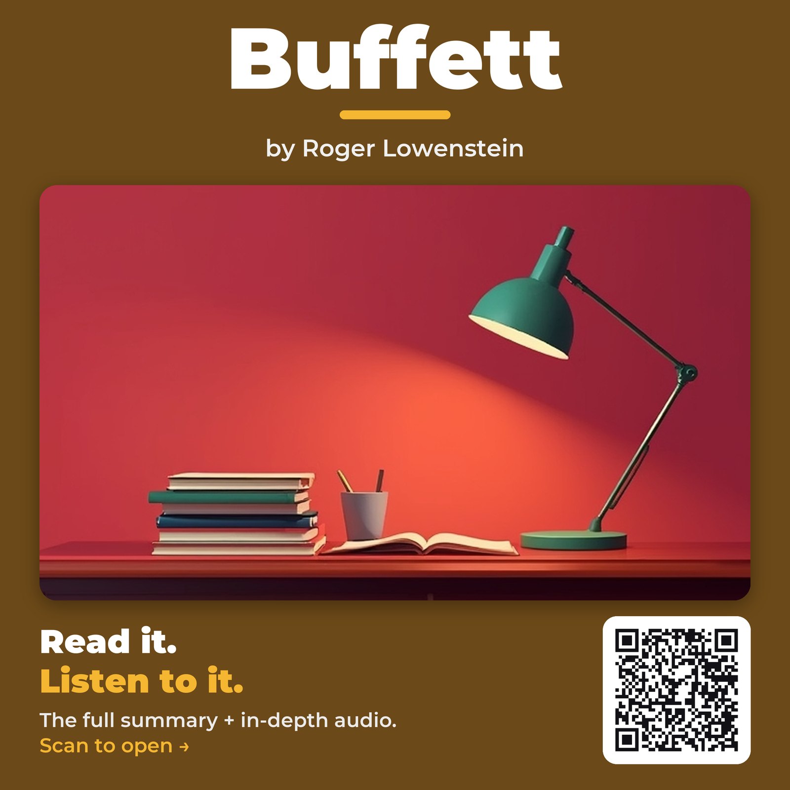 Buffett — by Roger Lowenstein
