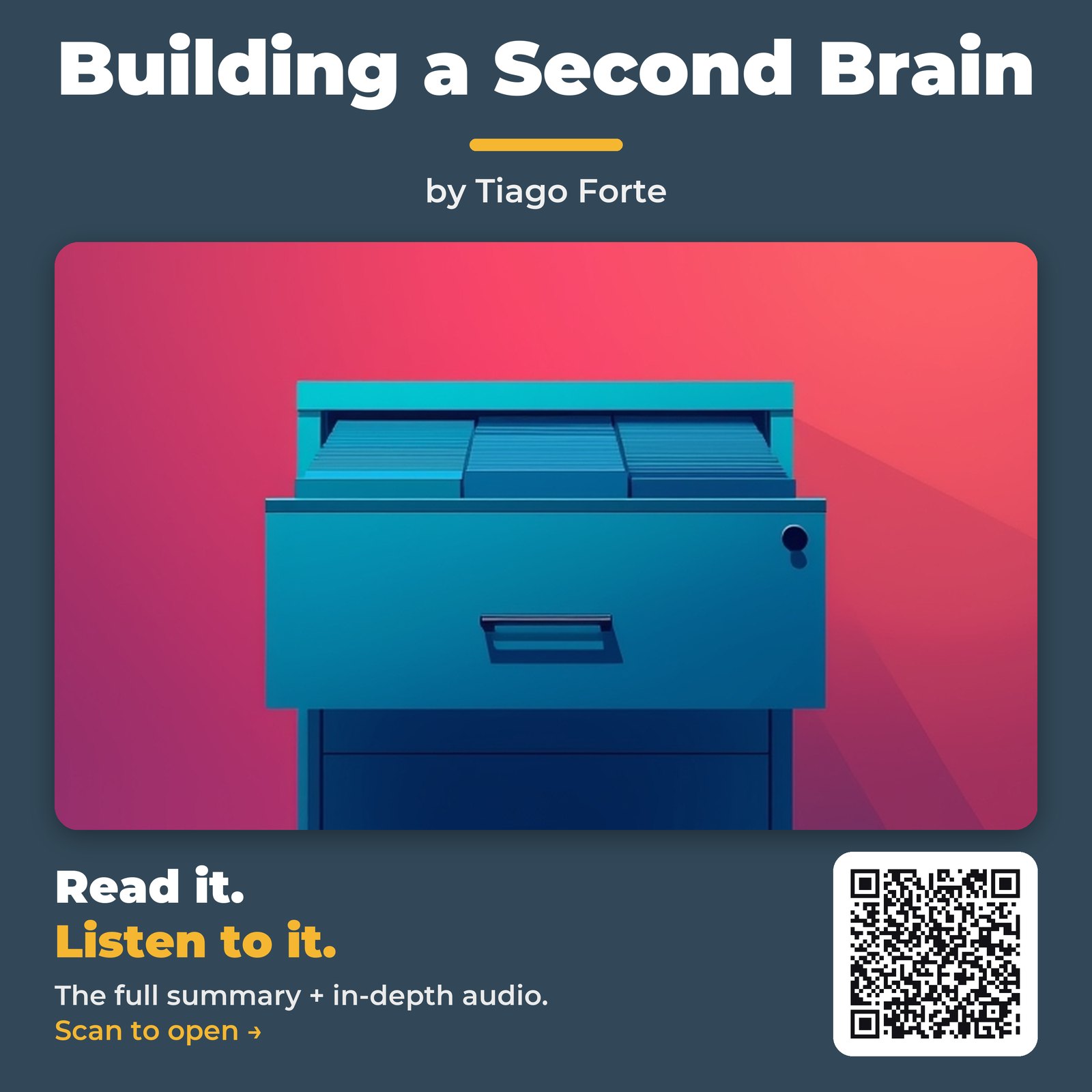 Building a Second Brain — by Tiago Forte