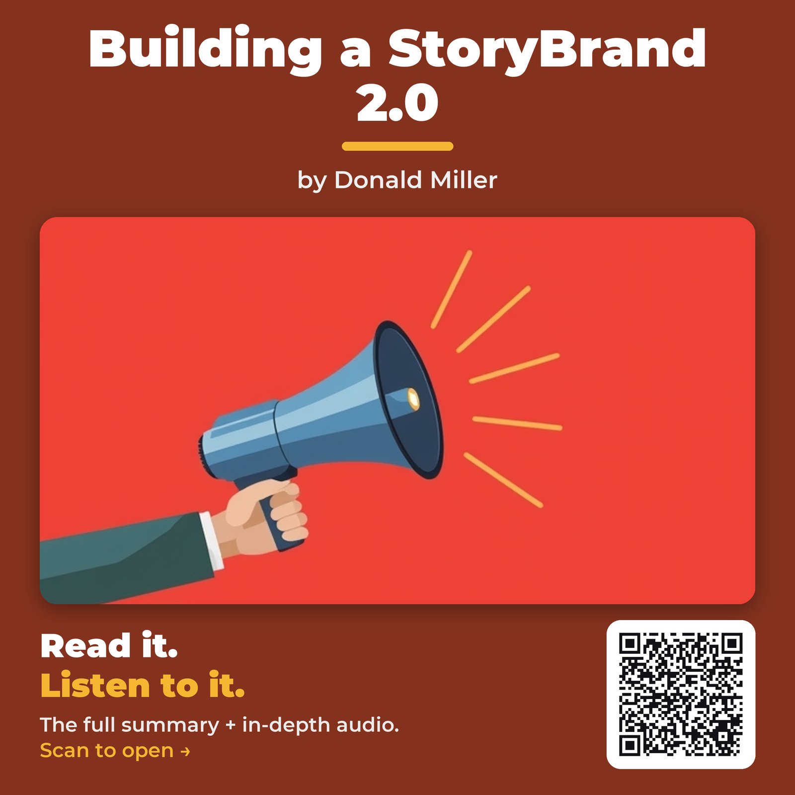 Building a StoryBrand 2.0 — by Donald Miller