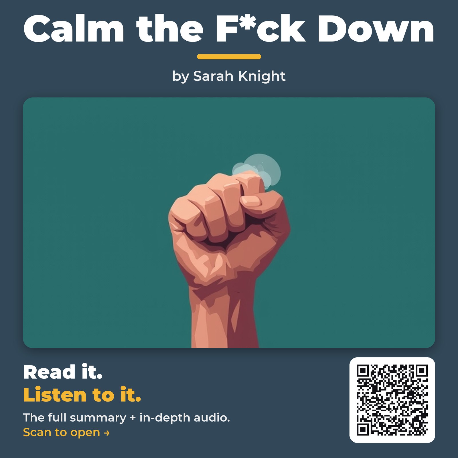 Calm the F*ck Down — by Sarah Knight