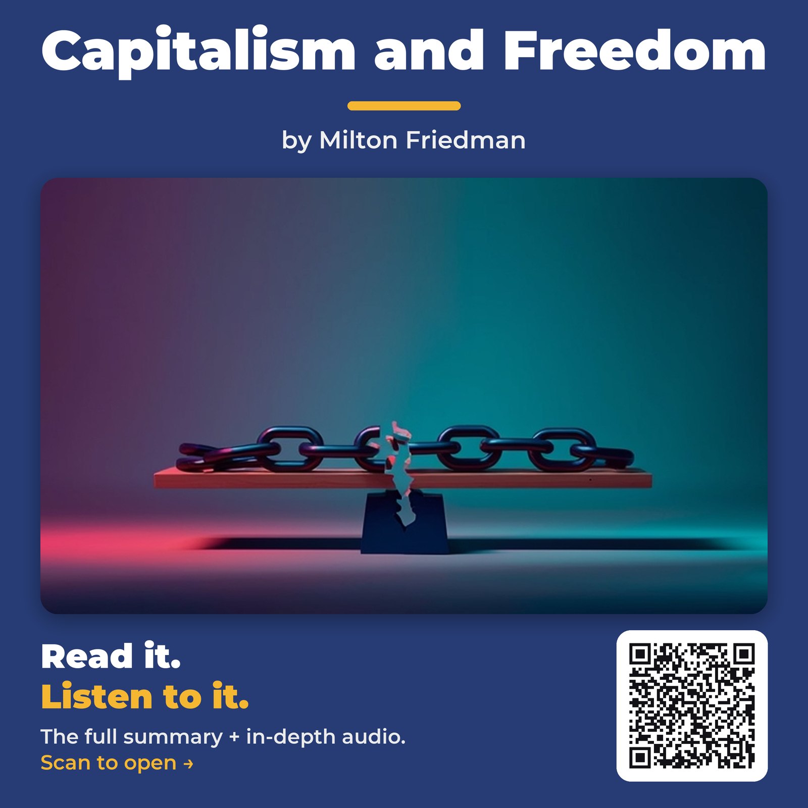 Capitalism and Freedom — by Milton Friedman