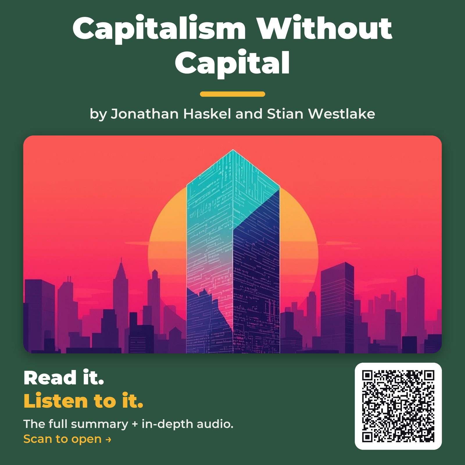 Capitalism Without Capital — by Jonathan Haskel and Stian Westlake