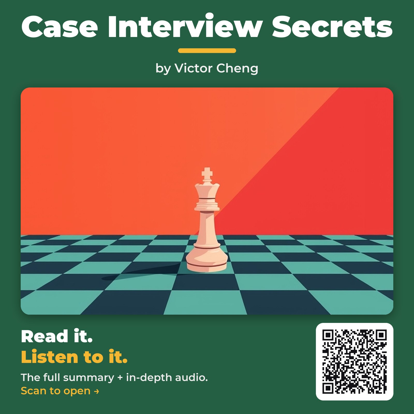 Case Interview Secrets — by Victor Cheng