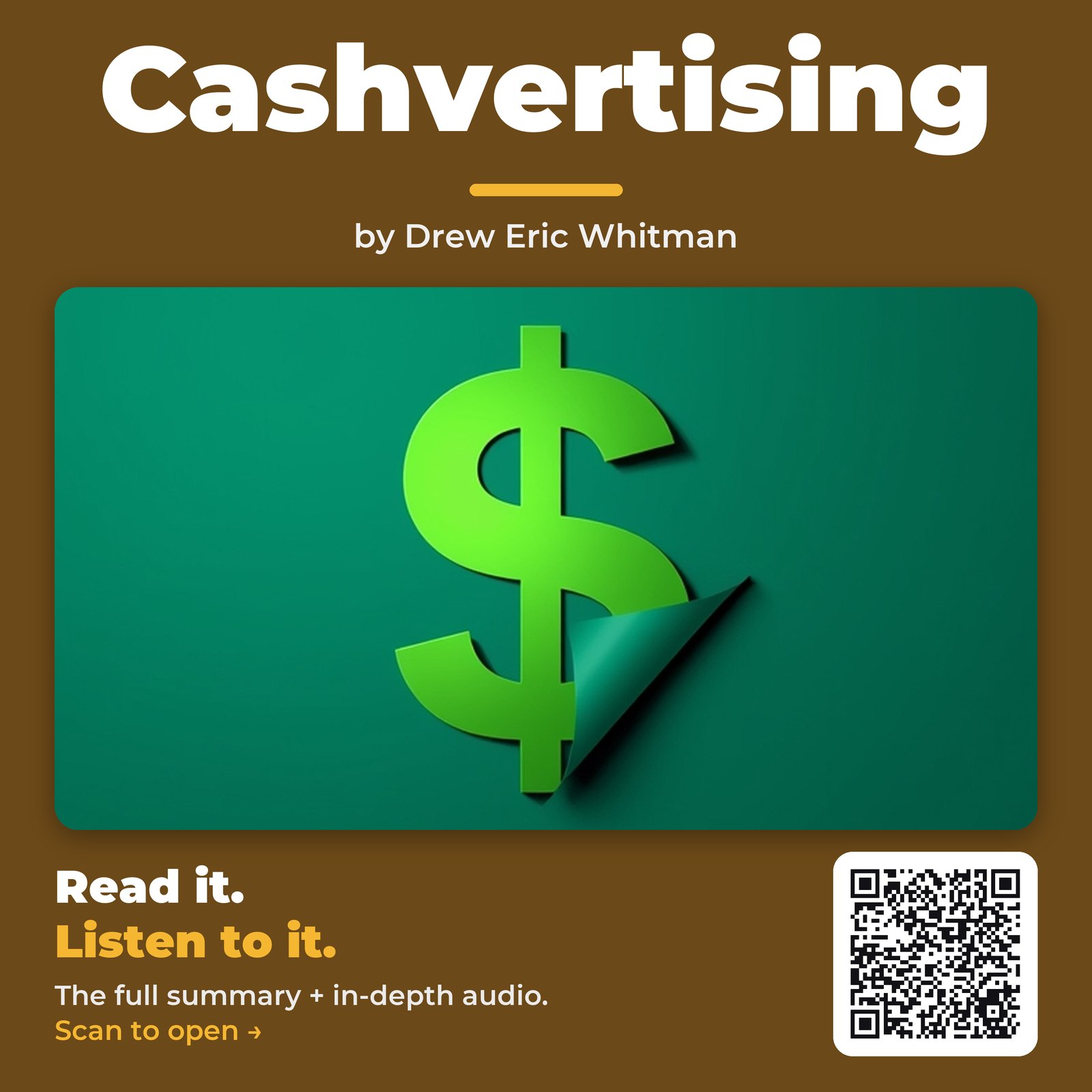 Cashvertising — by Drew Eric Whitman