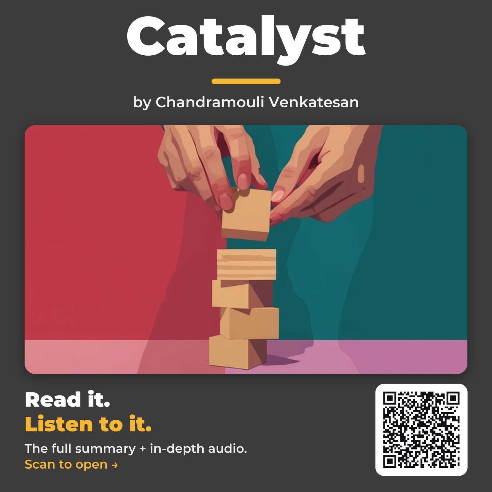 Catalyst — by Chandramouli Venkatesan