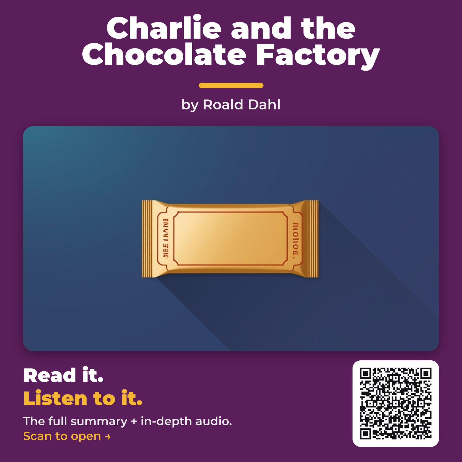 Charlie and the Chocolate Factory — by Roald Dahl