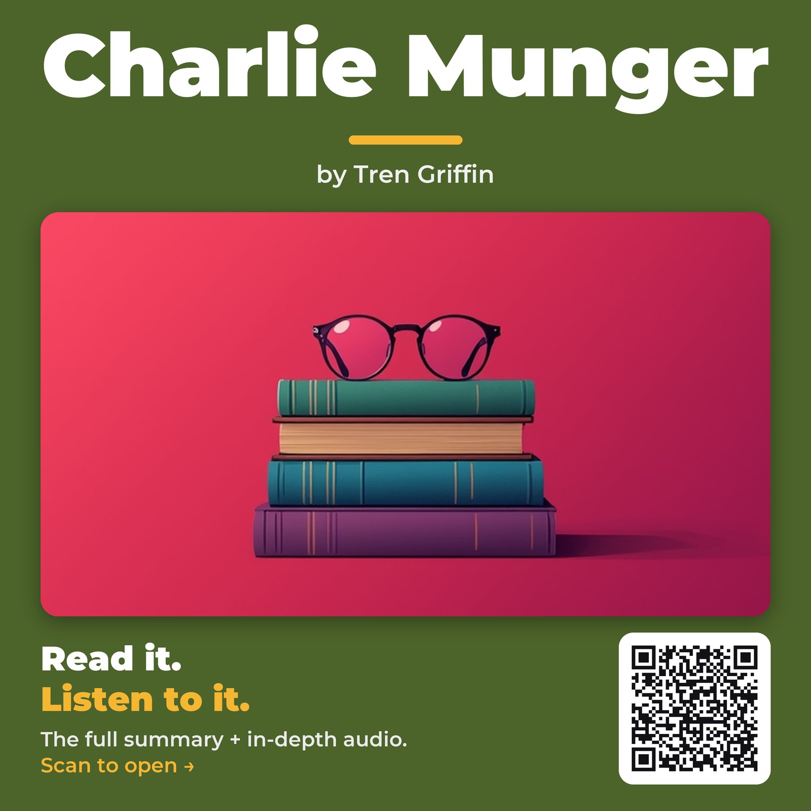 Charlie Munger — by Tren Griffin
