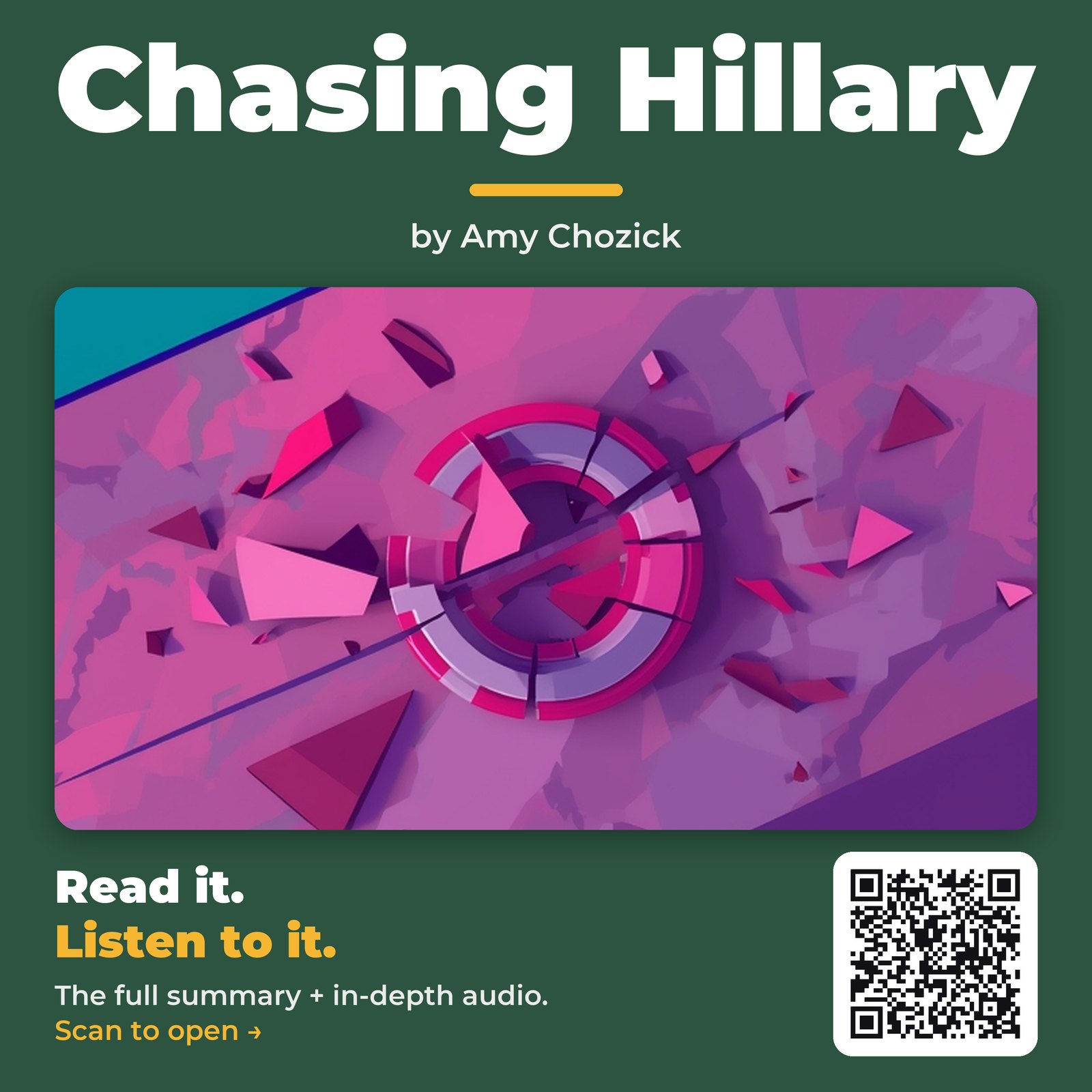 Chasing Hillary — by Amy Chozick
