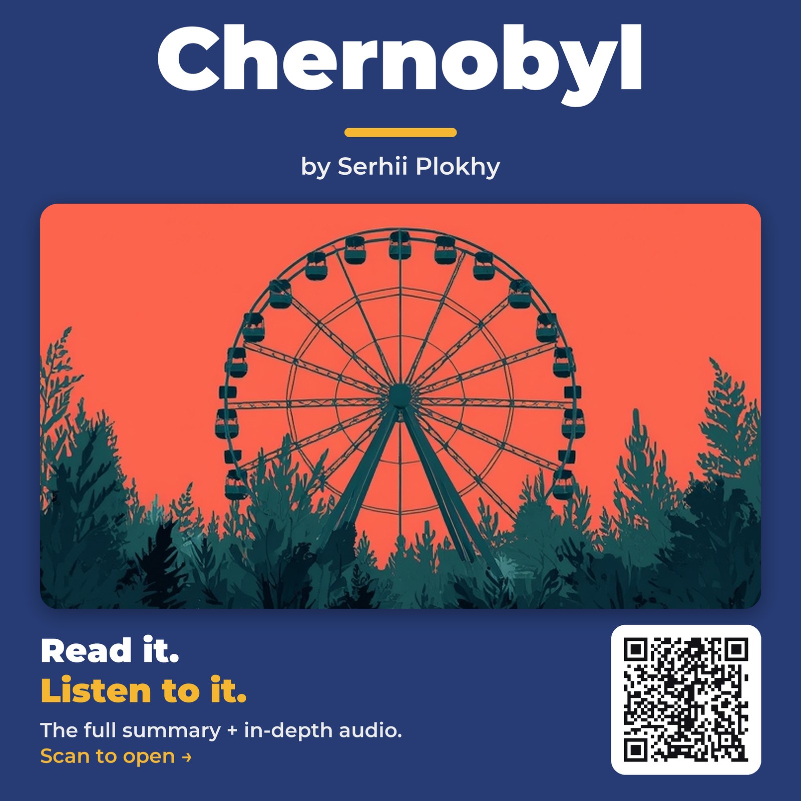 Chernobyl — by Serhii Plokhy