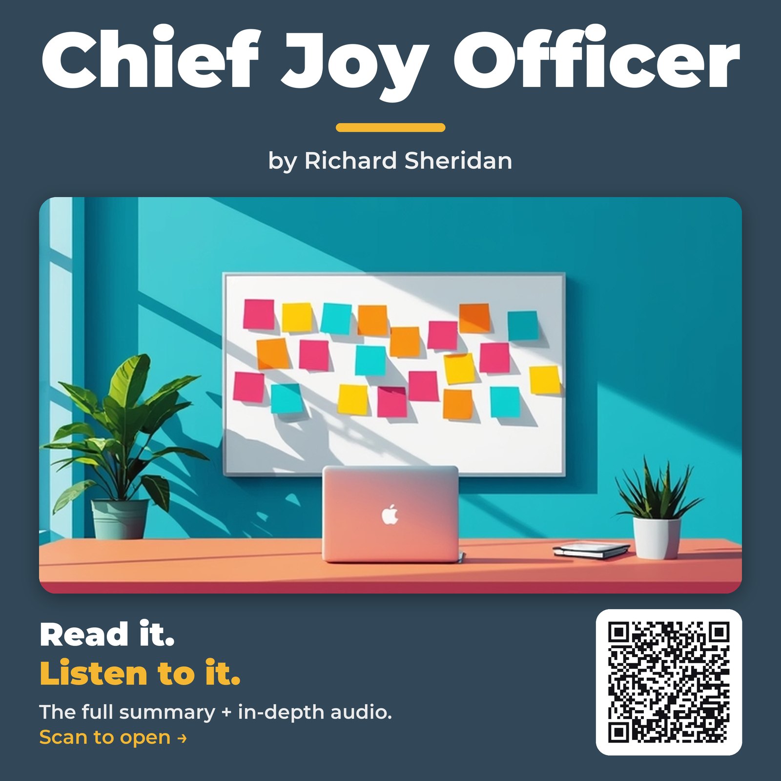 Chief Joy Officer — by Richard Sheridan