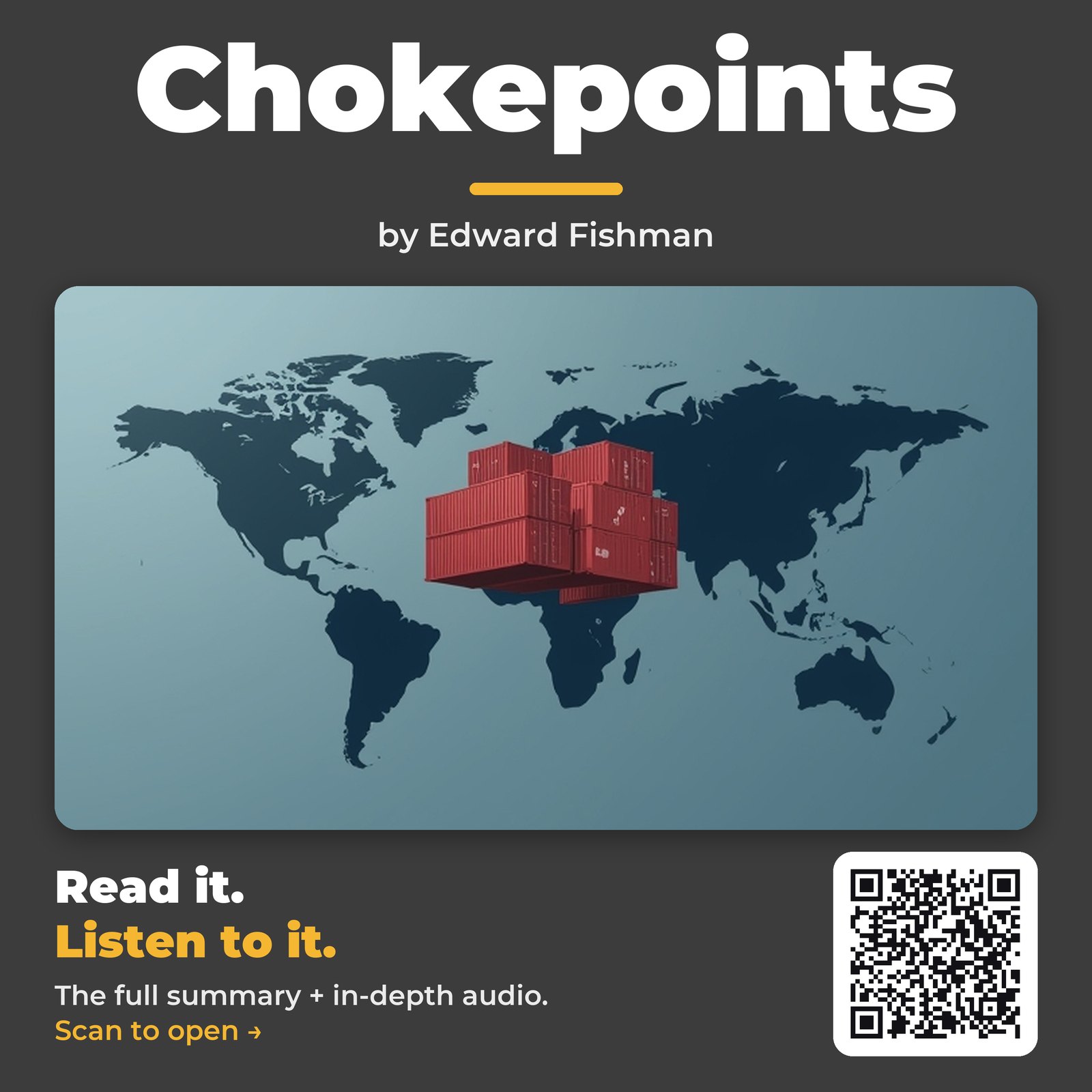 Chokepoints — by Edward Fishman