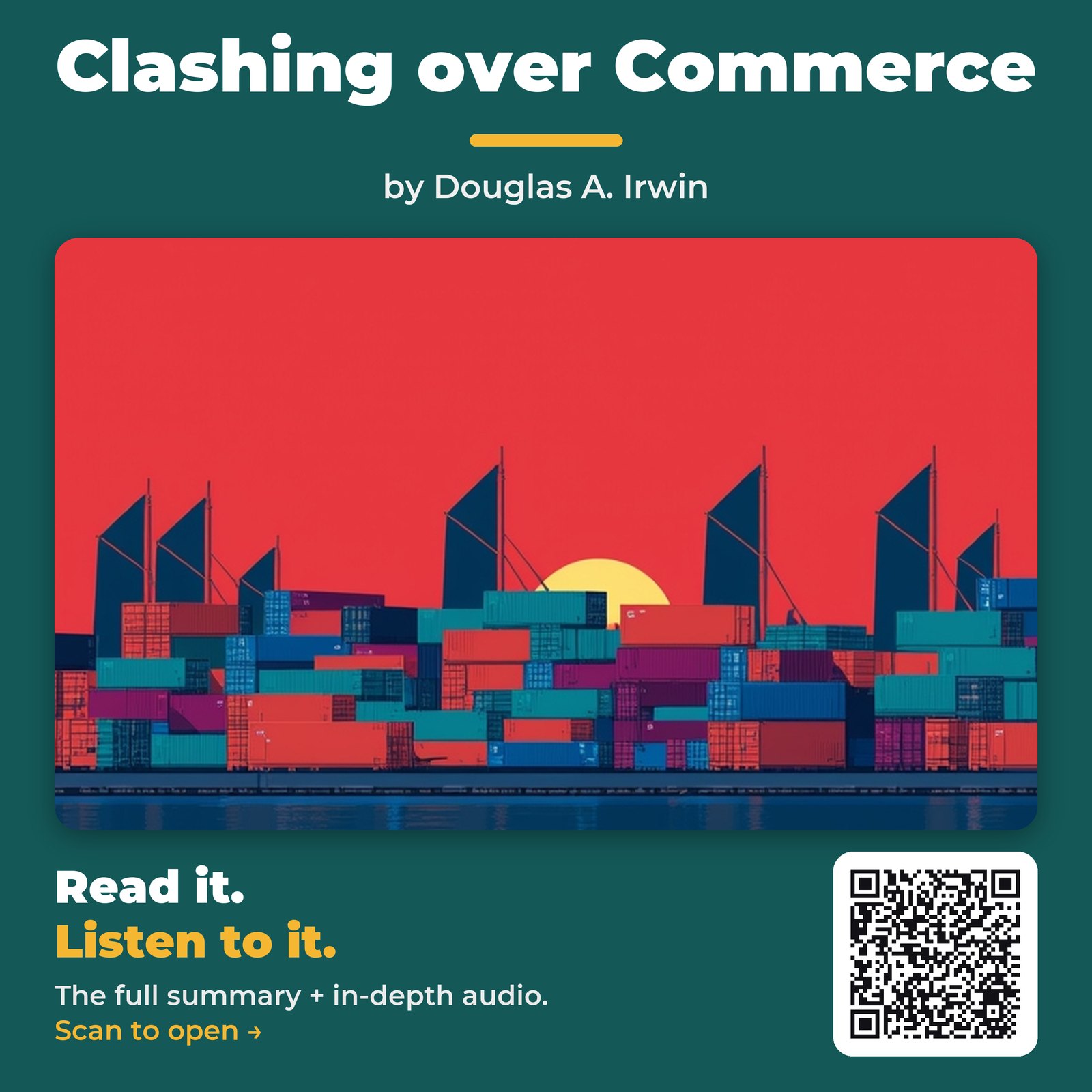 Clashing over Commerce — by Douglas A. Irwin
