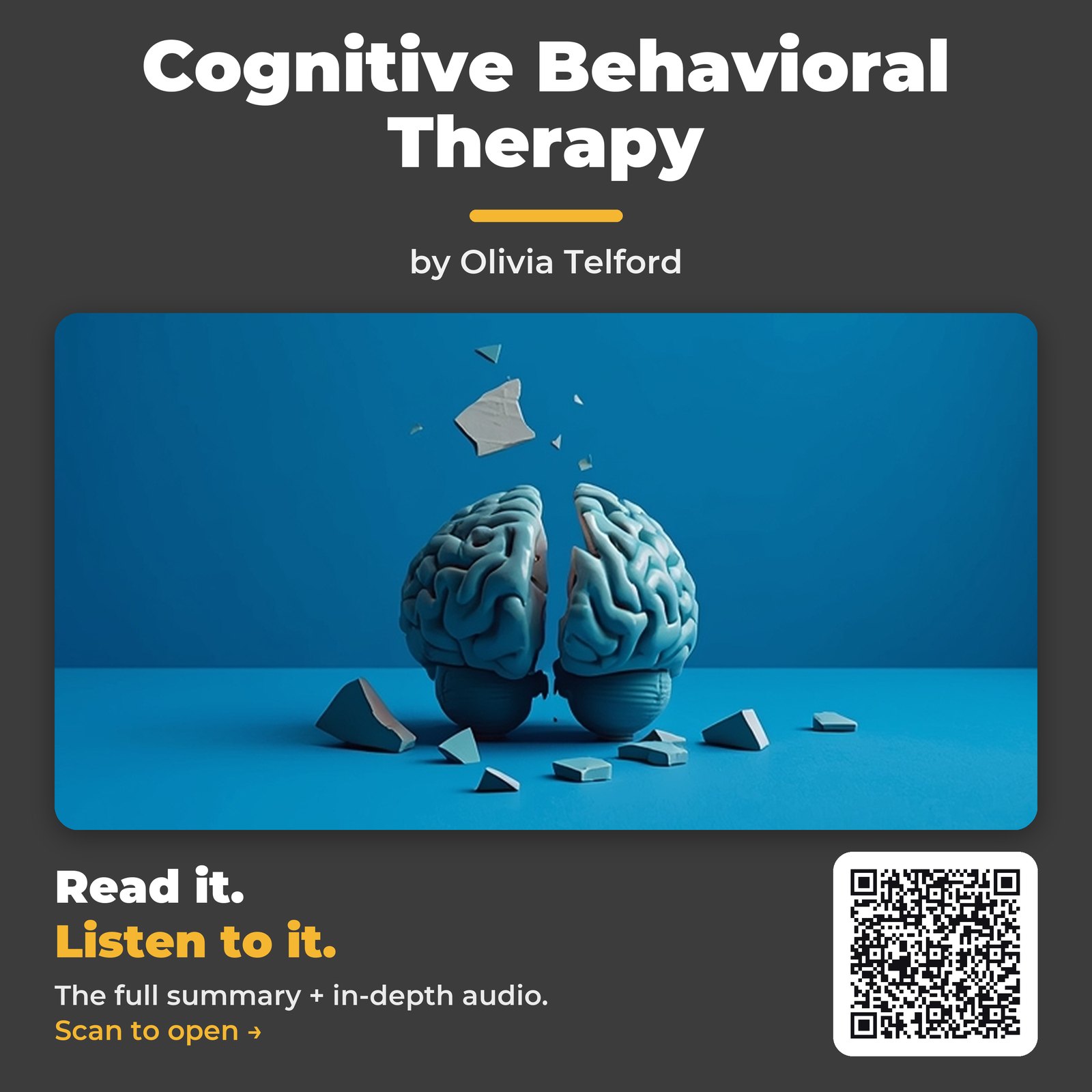 Cognitive Behavioral Therapy — by Olivia Telford