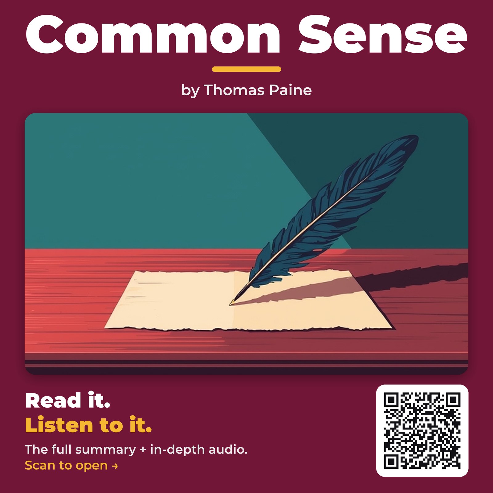 Common Sense — by Thomas Paine