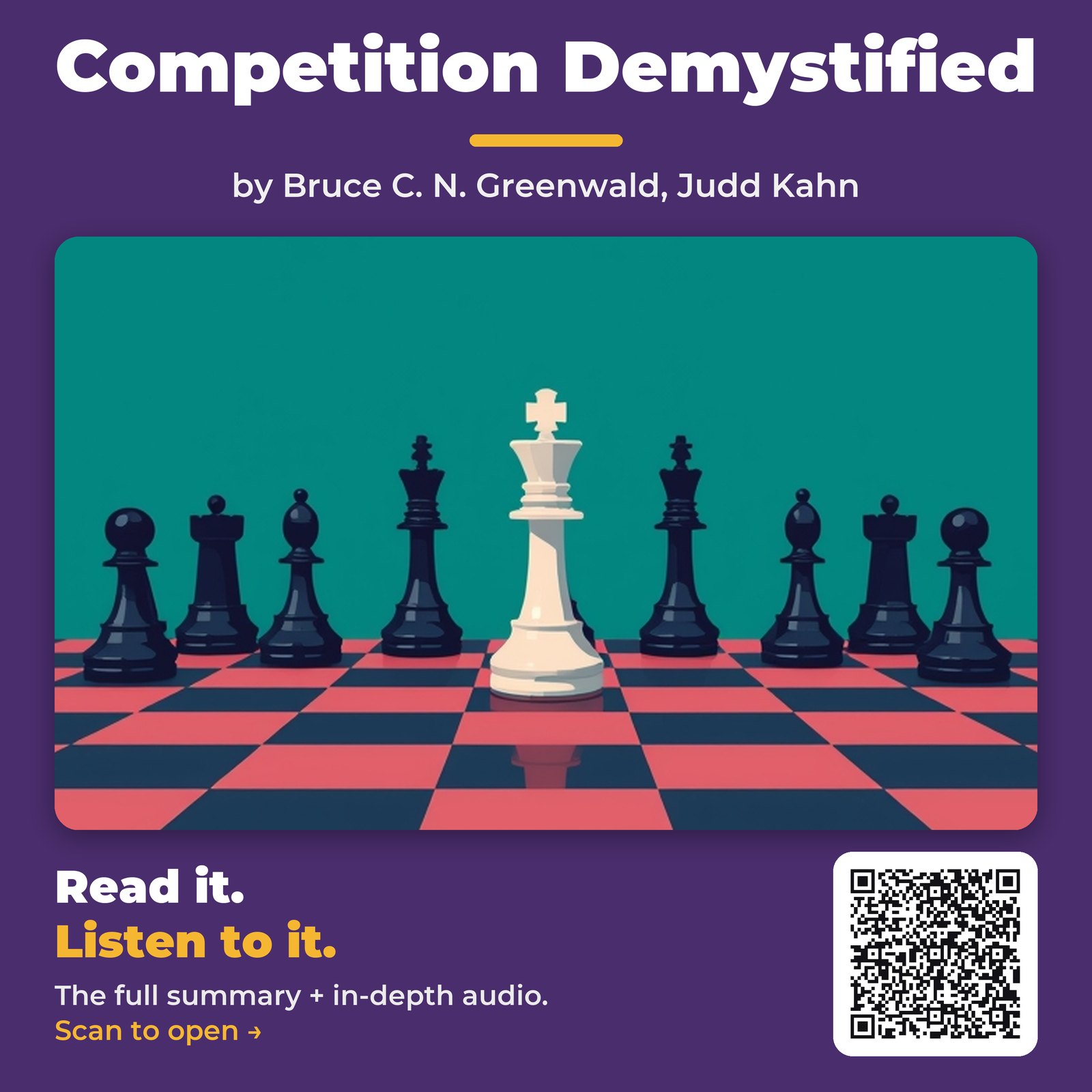 Competition Demystified — by Bruce C. N. Greenwald, Judd Kahn