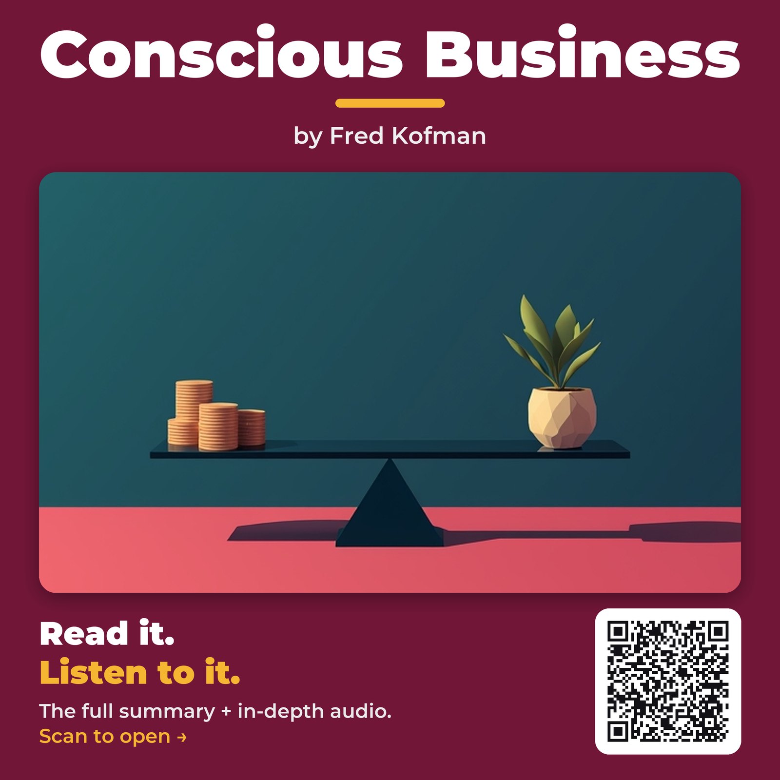 Conscious Business — by Fred Kofman