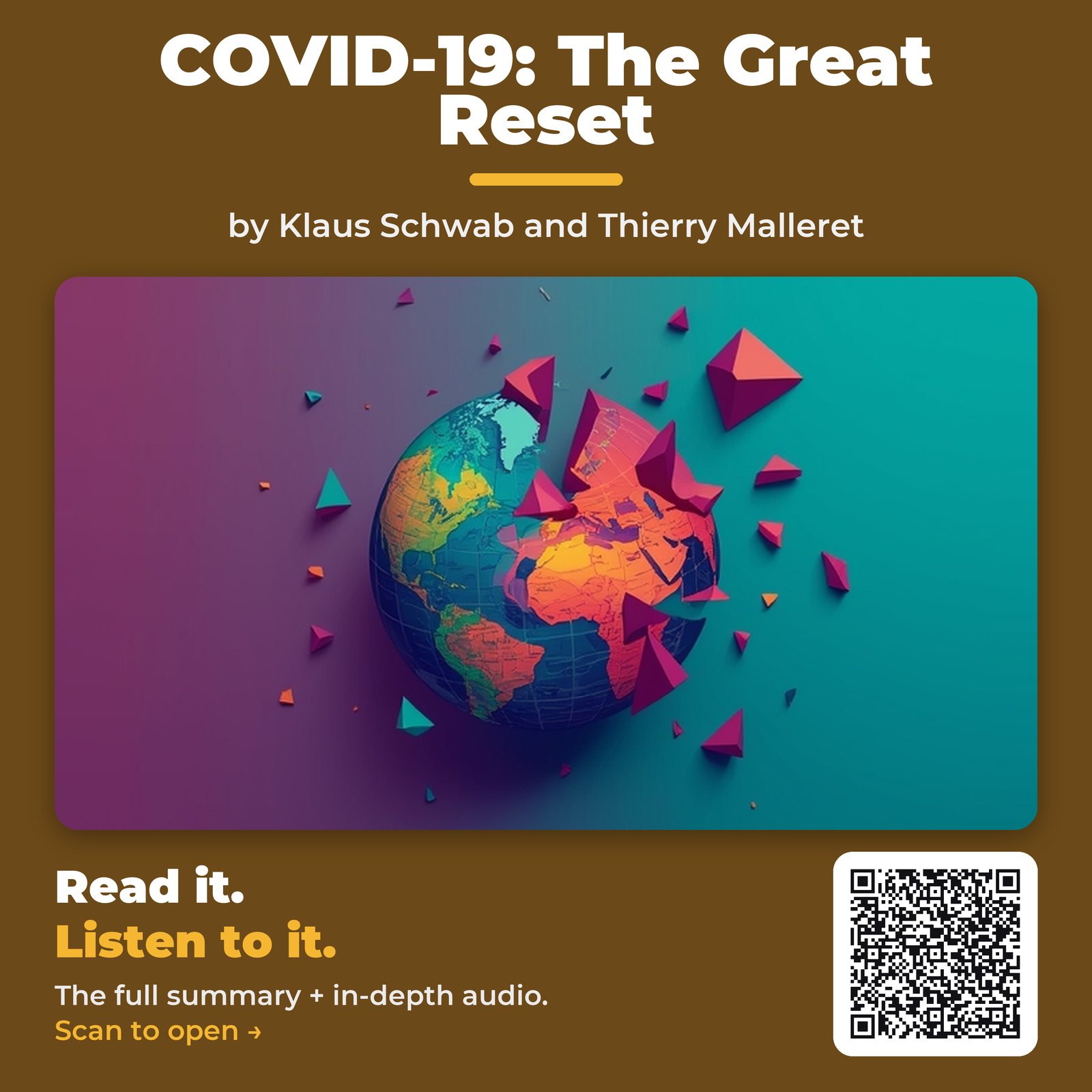 COVID-19: The Great Reset — by Klaus Schwab and Thierry Malleret