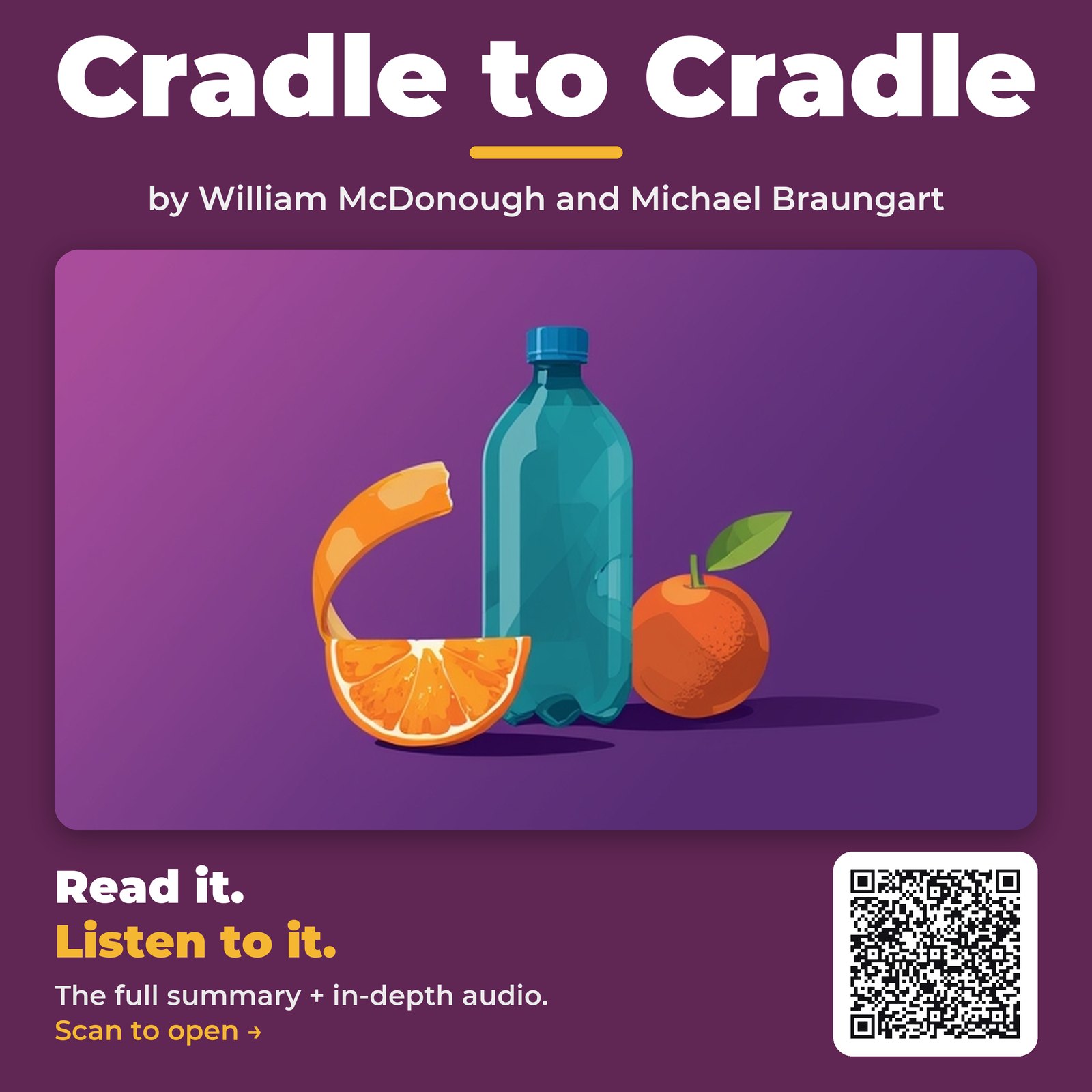 Cradle to Cradle — by William McDonough and Michael Braungart