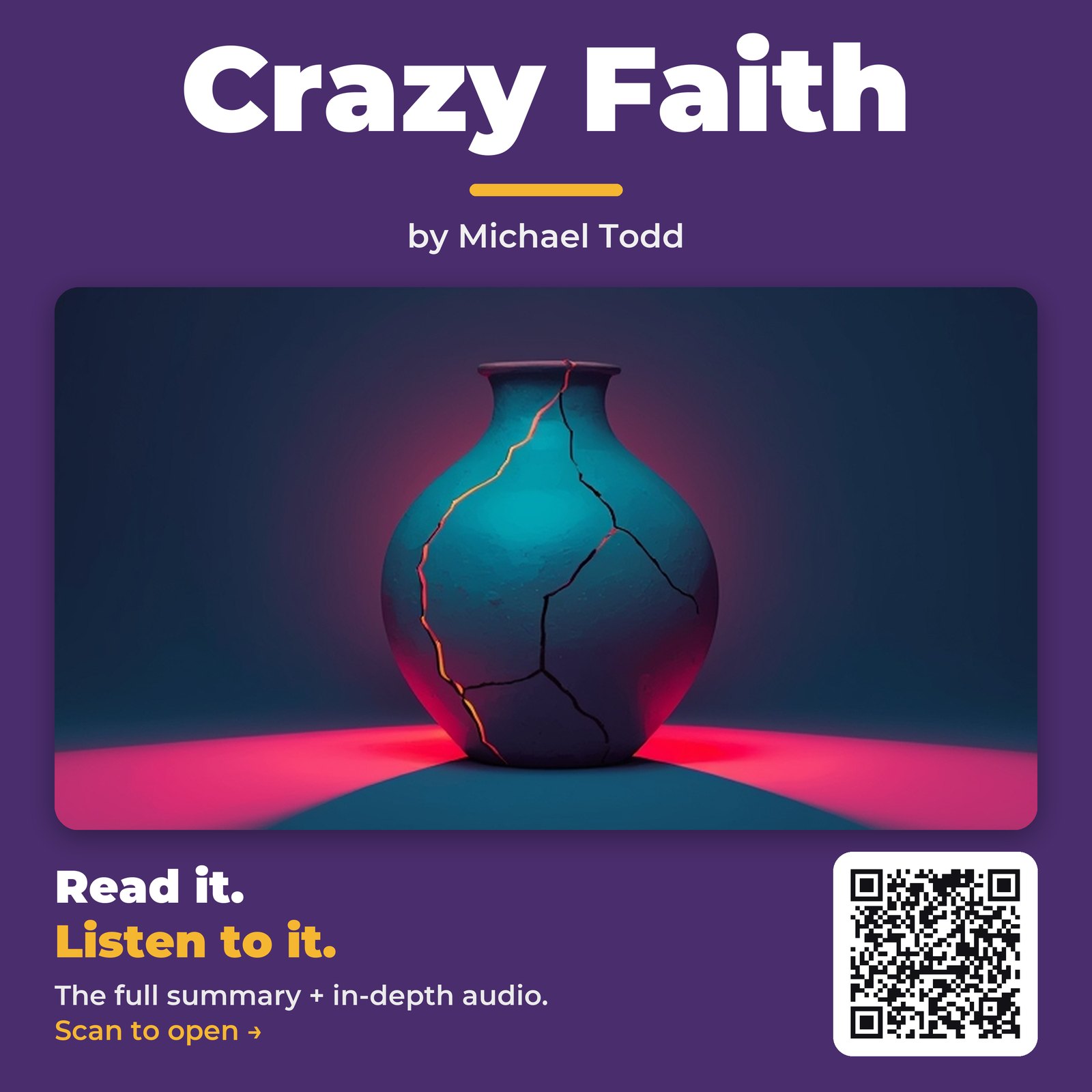 Crazy Faith — by Michael Todd