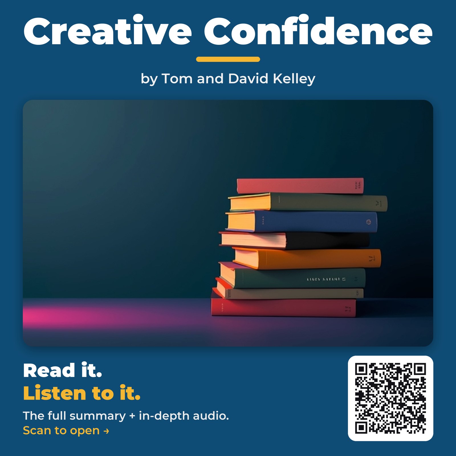 Creative Confidence — by Tom and David Kelley