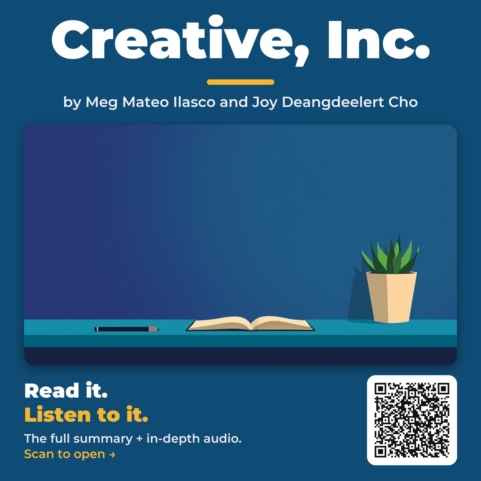 Creative, Inc. — by Meg Mateo Ilasco and Joy Deangdeelert Cho