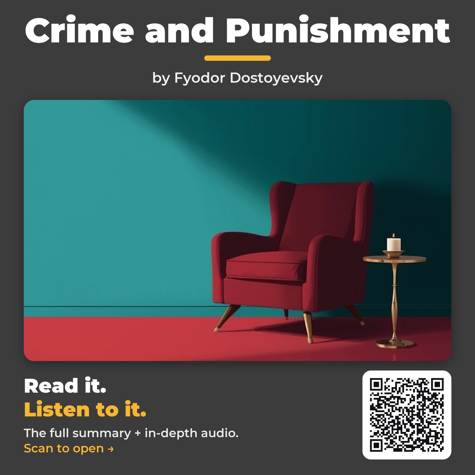 Crime and Punishment — by Fyodor Dostoyevsky