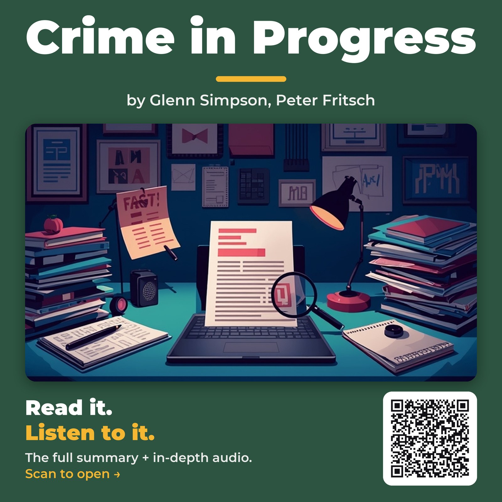 Crime in Progress — by Glenn Simpson, Peter Fritsch