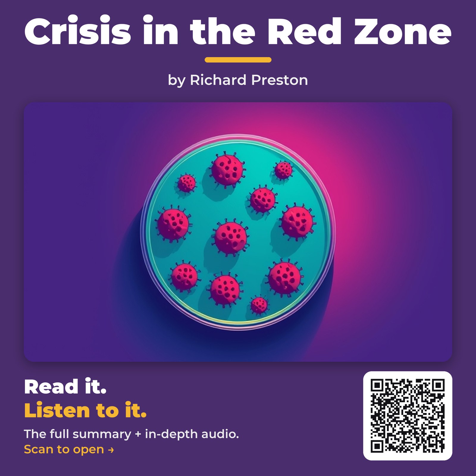 Crisis in the Red Zone — by Richard Preston