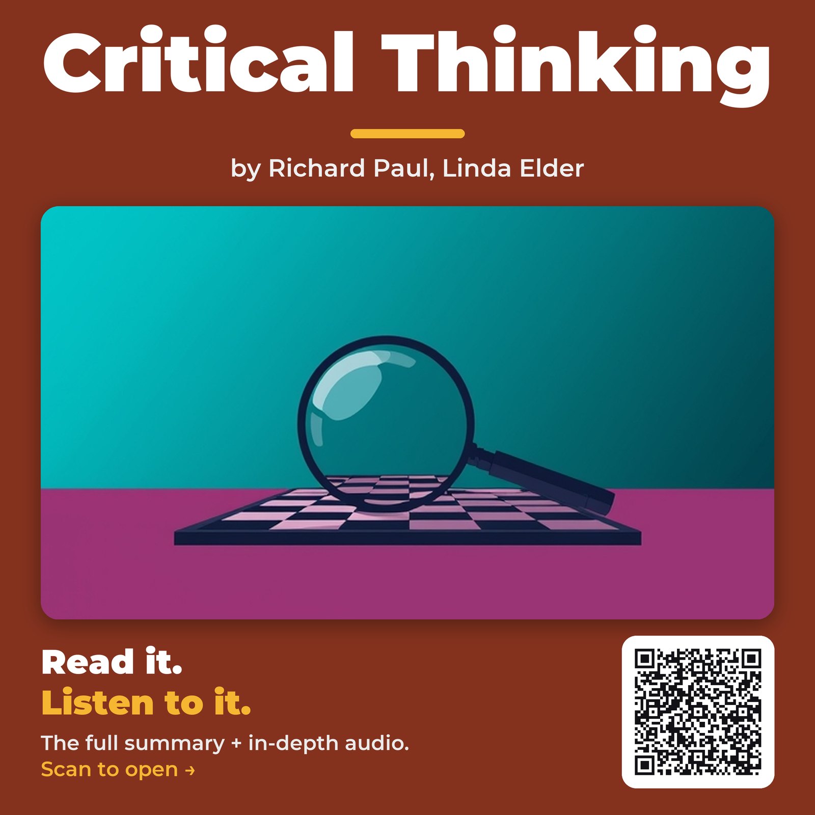 Critical Thinking — by Richard Paul, Linda Elder