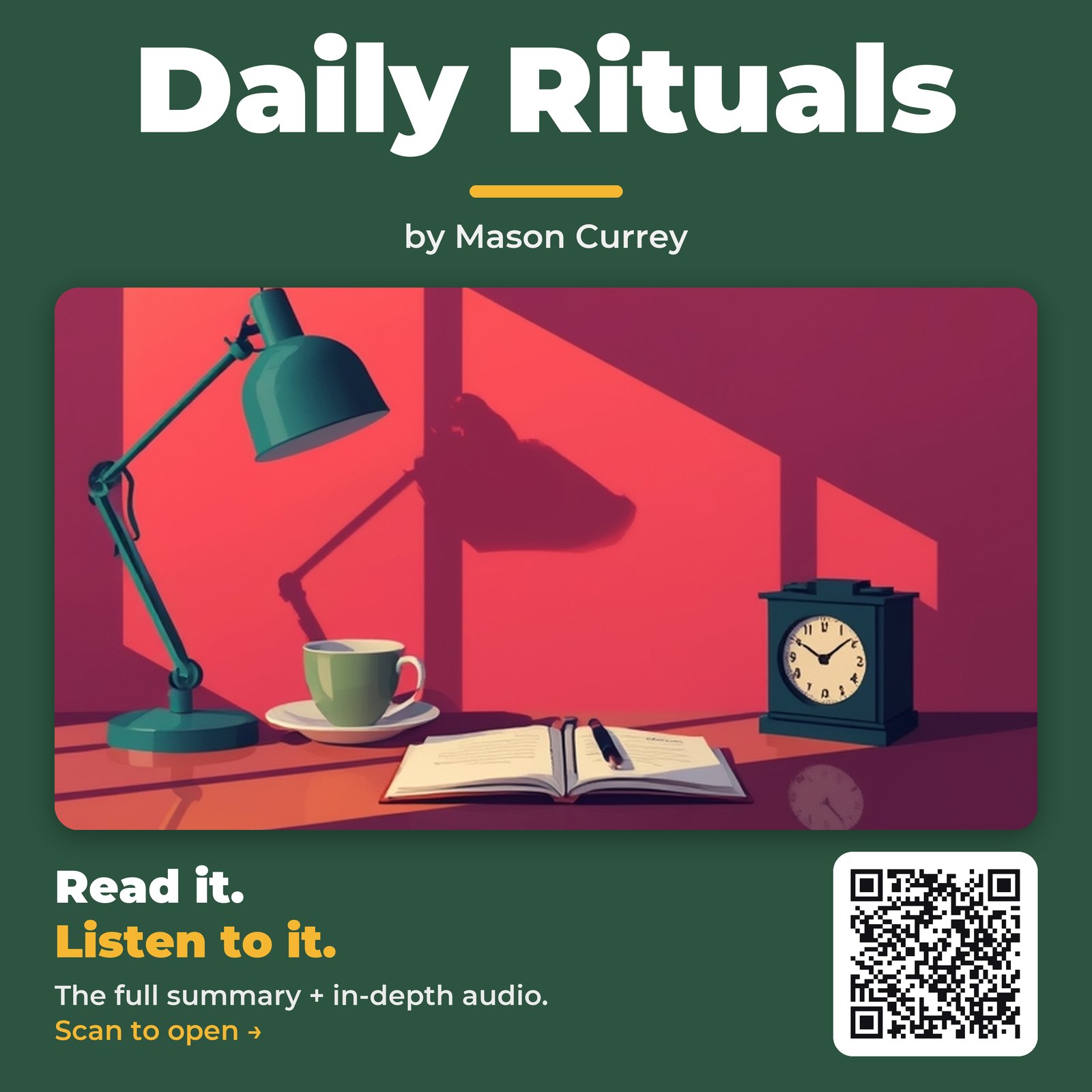 Daily Rituals — by Mason Currey