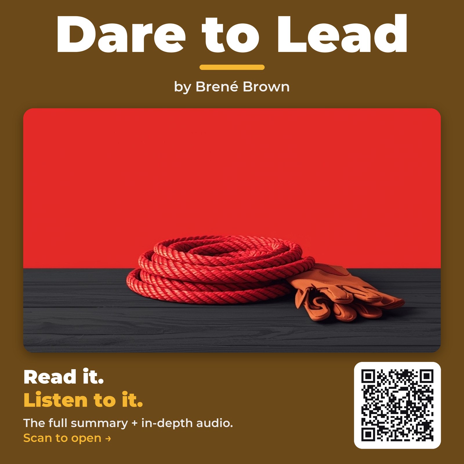 Dare to Lead — by Brené Brown