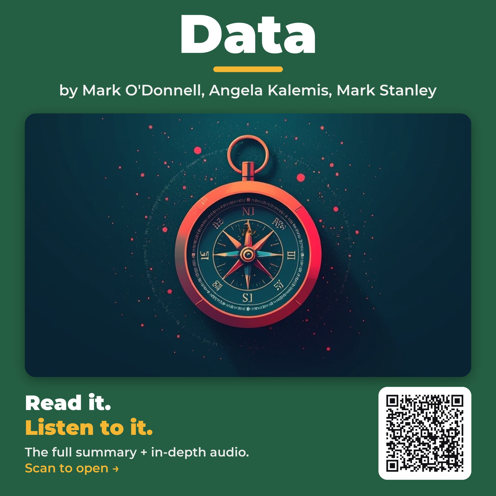 Data — by Mark O’Donnell, Angela Kalemis, Mark Stanley