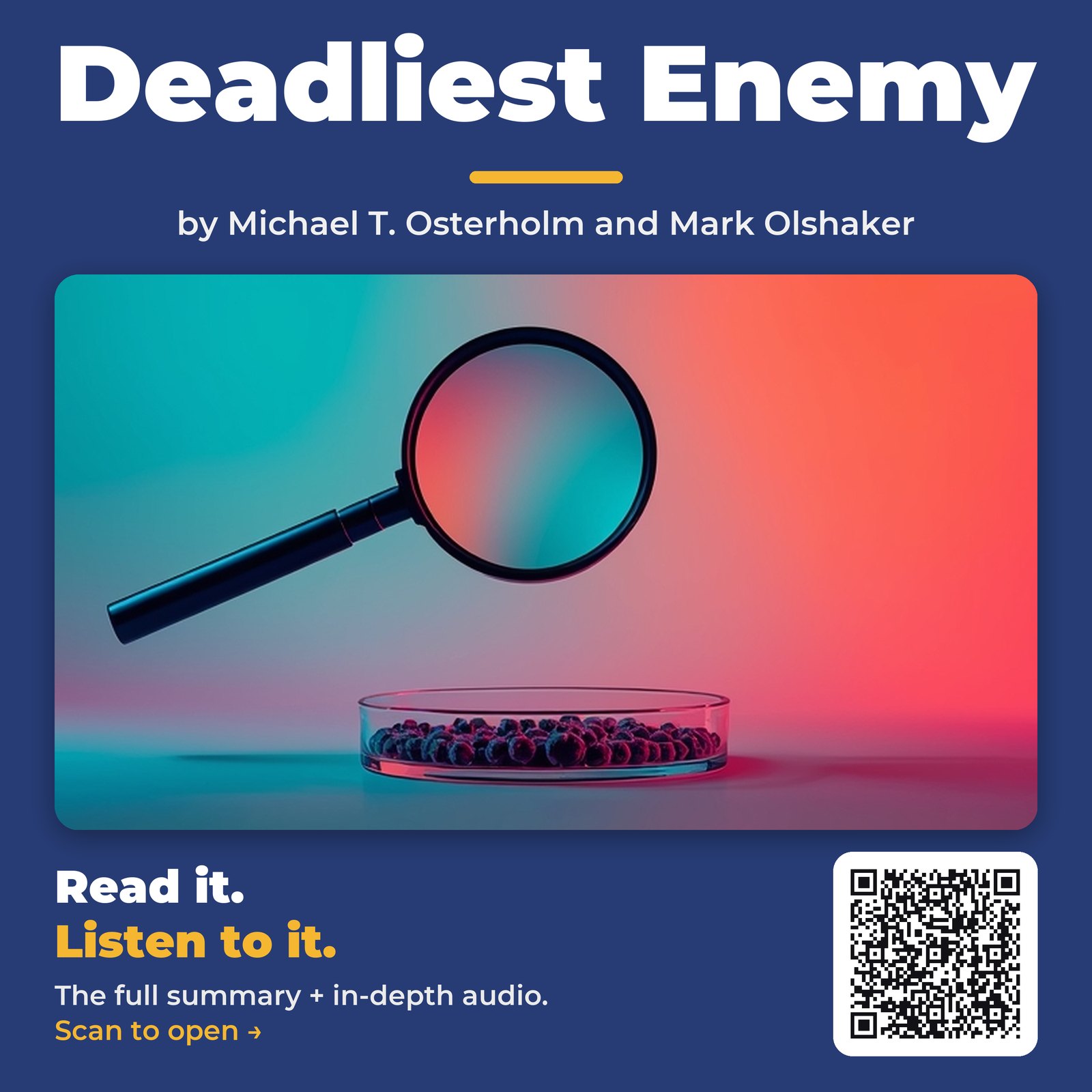 Deadliest Enemy — by Michael T. Osterholm and Mark Olshaker