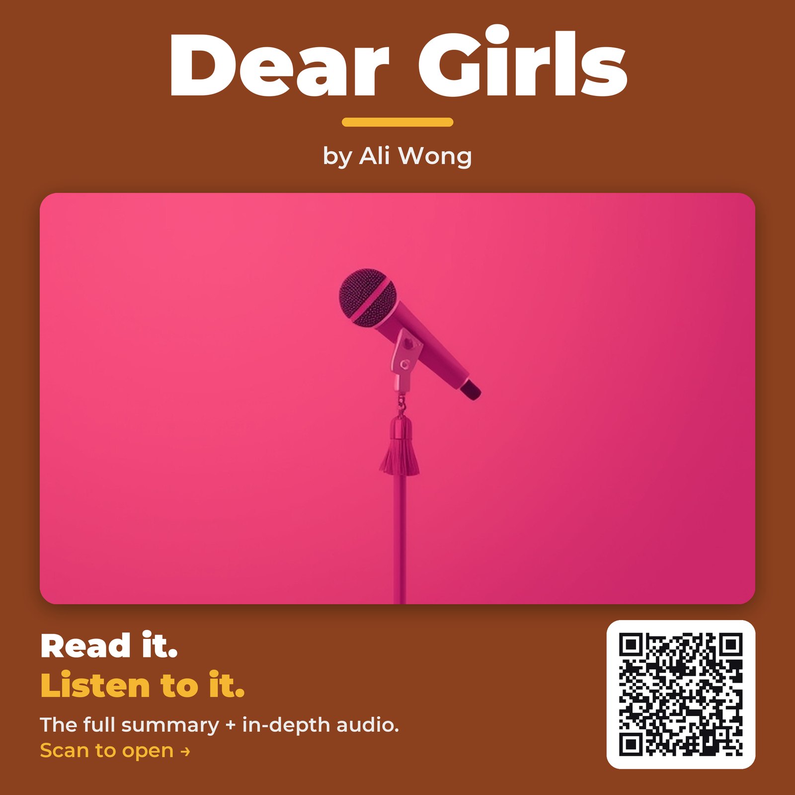 Dear Girls — by Ali Wong