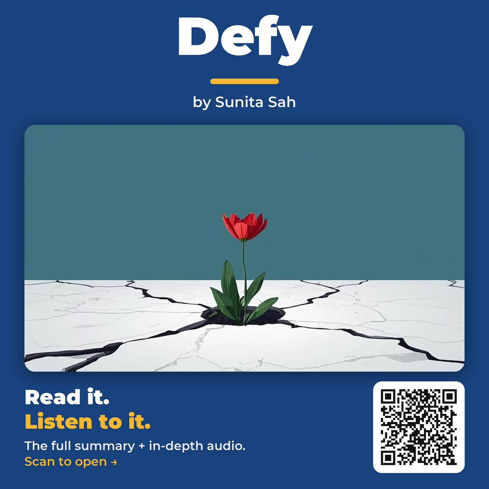 Defy — by Sunita Sah