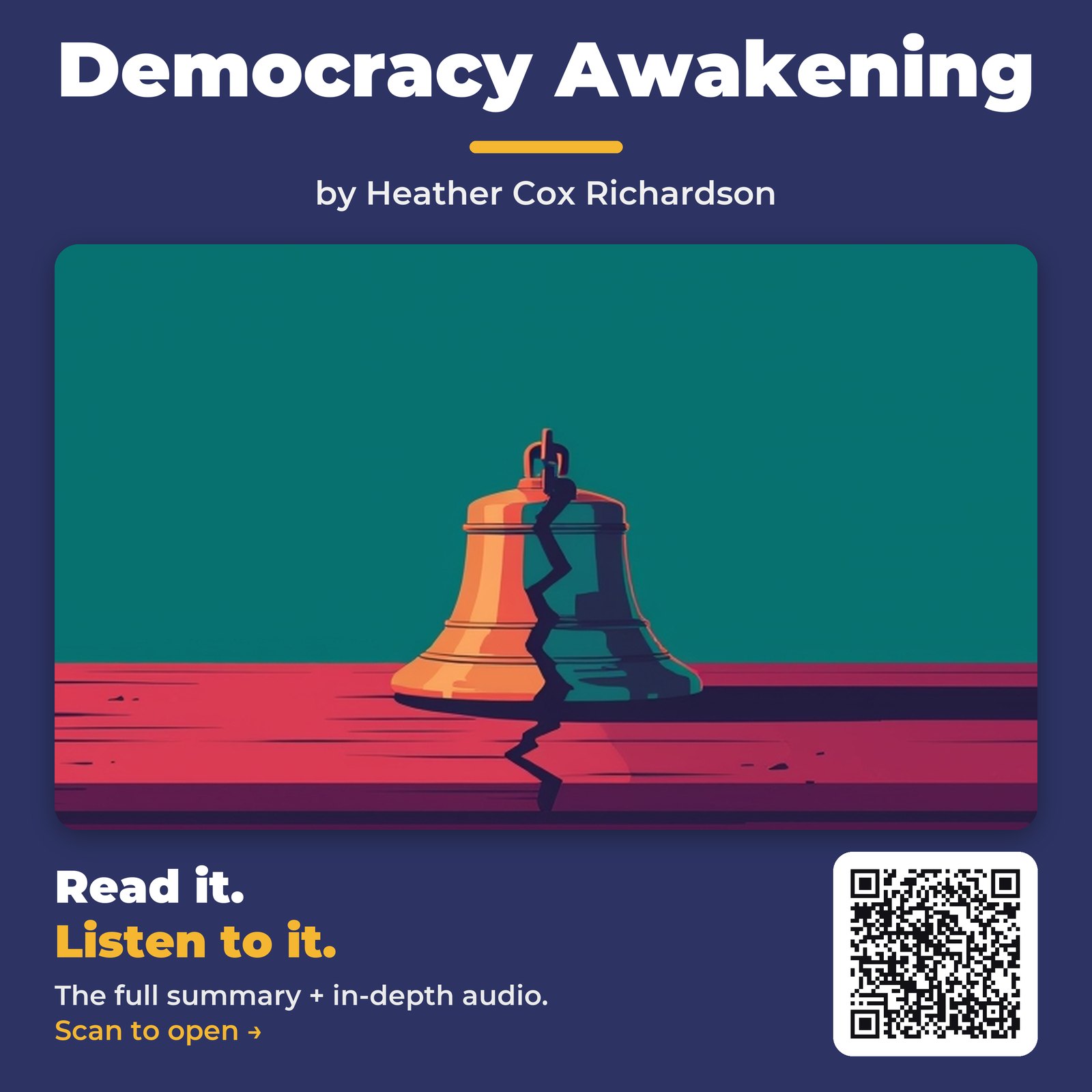 Democracy Awakening — by Heather Cox Richardson