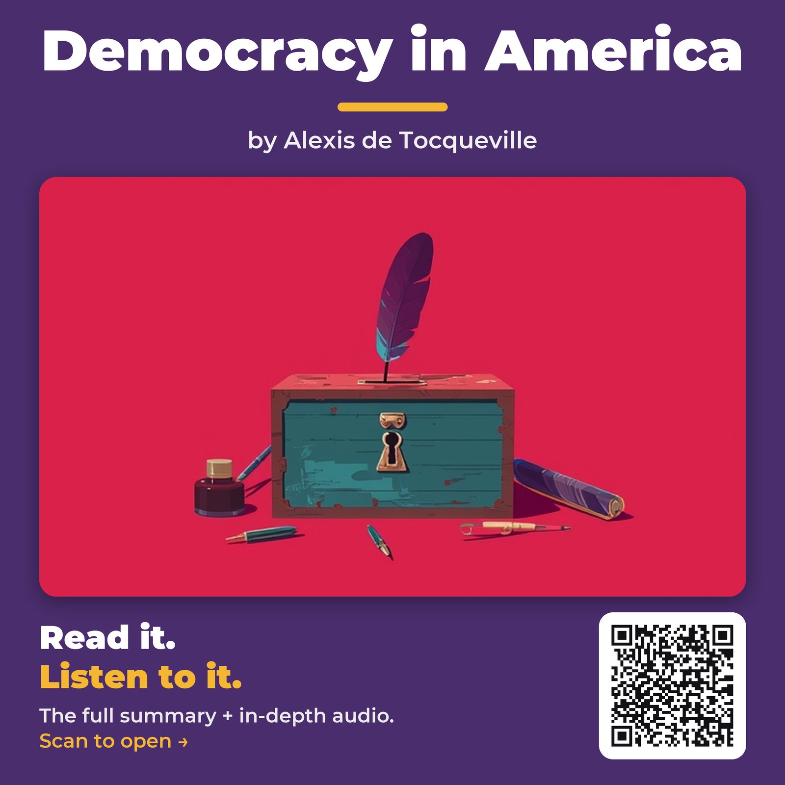 Democracy in America — by Alexis de Tocqueville